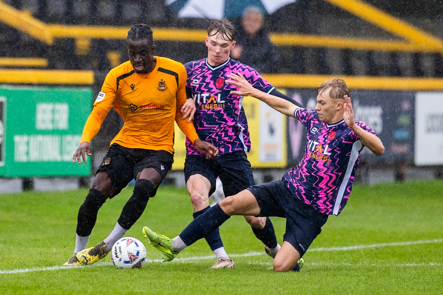 Southport, ENGLAND - during the Enterprise National League North match between Southport and Peterborough Sports at Southport.Canon Canon EOS R5 2000 1/2500 2.8 (Pic by John Middleton)