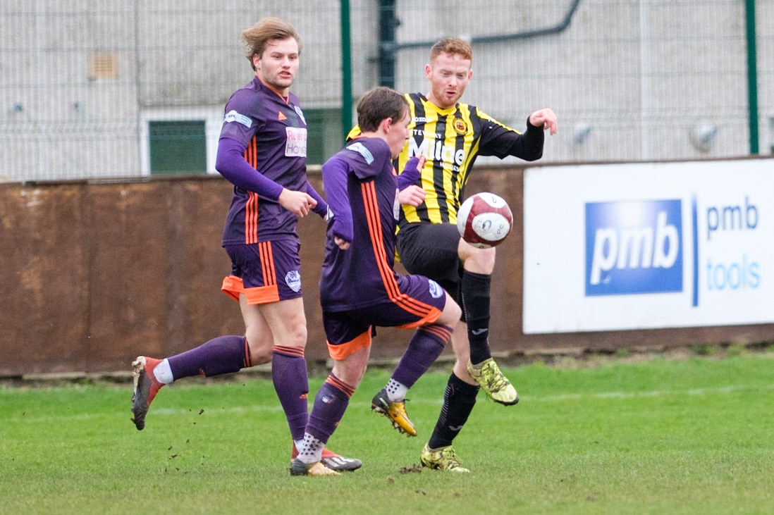 Prescot Cables vs City of Liverpool 

match at IP Truck Parts Stadium during the 2019/20 Betvictor Northern Premier season 22/02/2020.

Photograph by John Middleton
