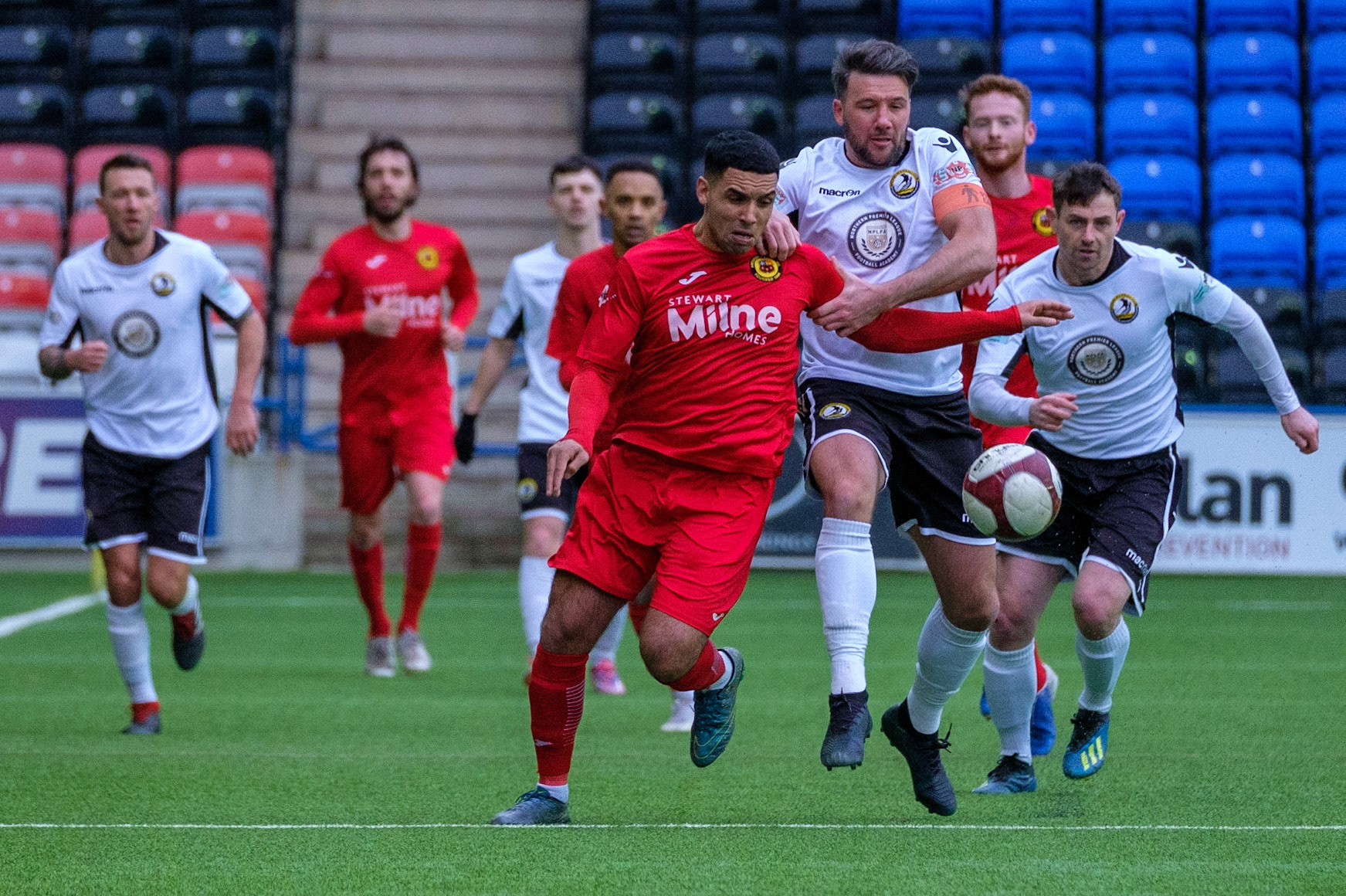 Widnes vs Prescot Cables 

match action from Halton Stadium during the 2019/20 BetVictor Northern Premier season 29/02/2020 between Widnes FC and Prescot Cables FC

Photograph by John Middleton
