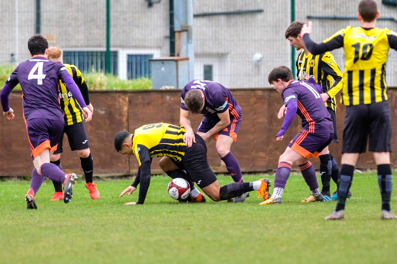 Prescot Cables vs City of Liverpool 

match at IP Truck Parts Stadium during the 2019/20 Betvictor Northern Premier season 22/02/2020.

Photograph by John Middleton