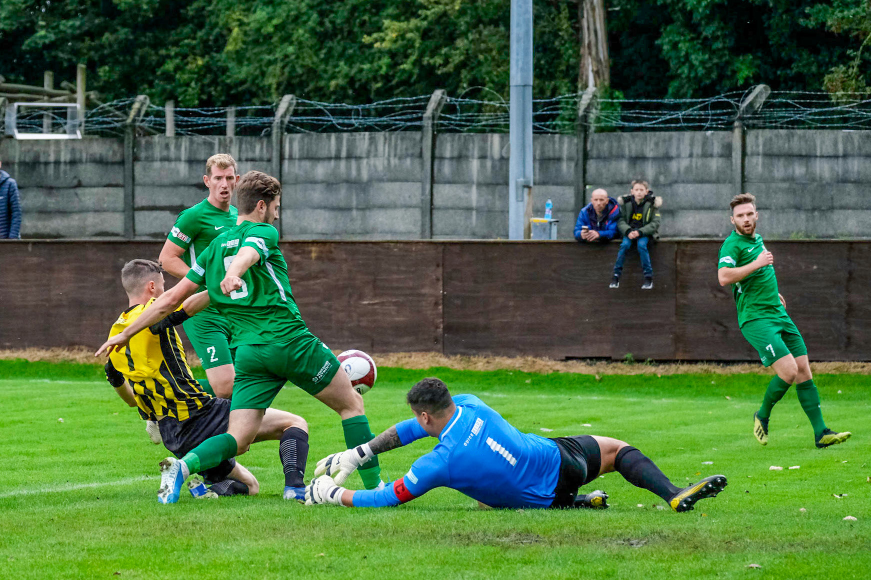 Prescot Cables vs Brighouse Town 

League match at Volair Park during the 2019/20 Betvictor Northern Premier season 28/09/2019.

Photograph by John Middleton