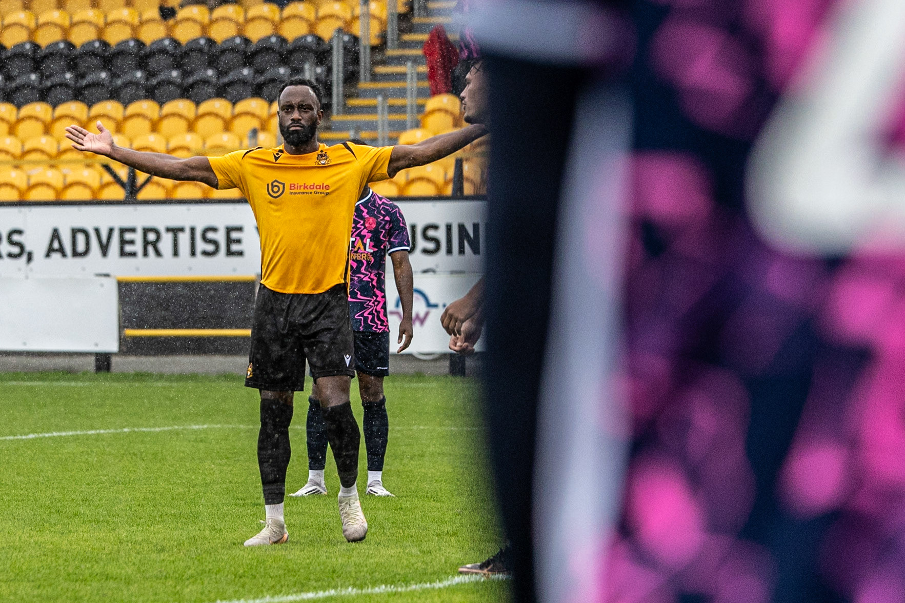 Southport, ENGLAND - during the Enterprise National League North match between Southport and Peterborough Sports at Southport.Canon Canon EOS R3 1600 1/3200 2.8 (Pic by John Middleton)