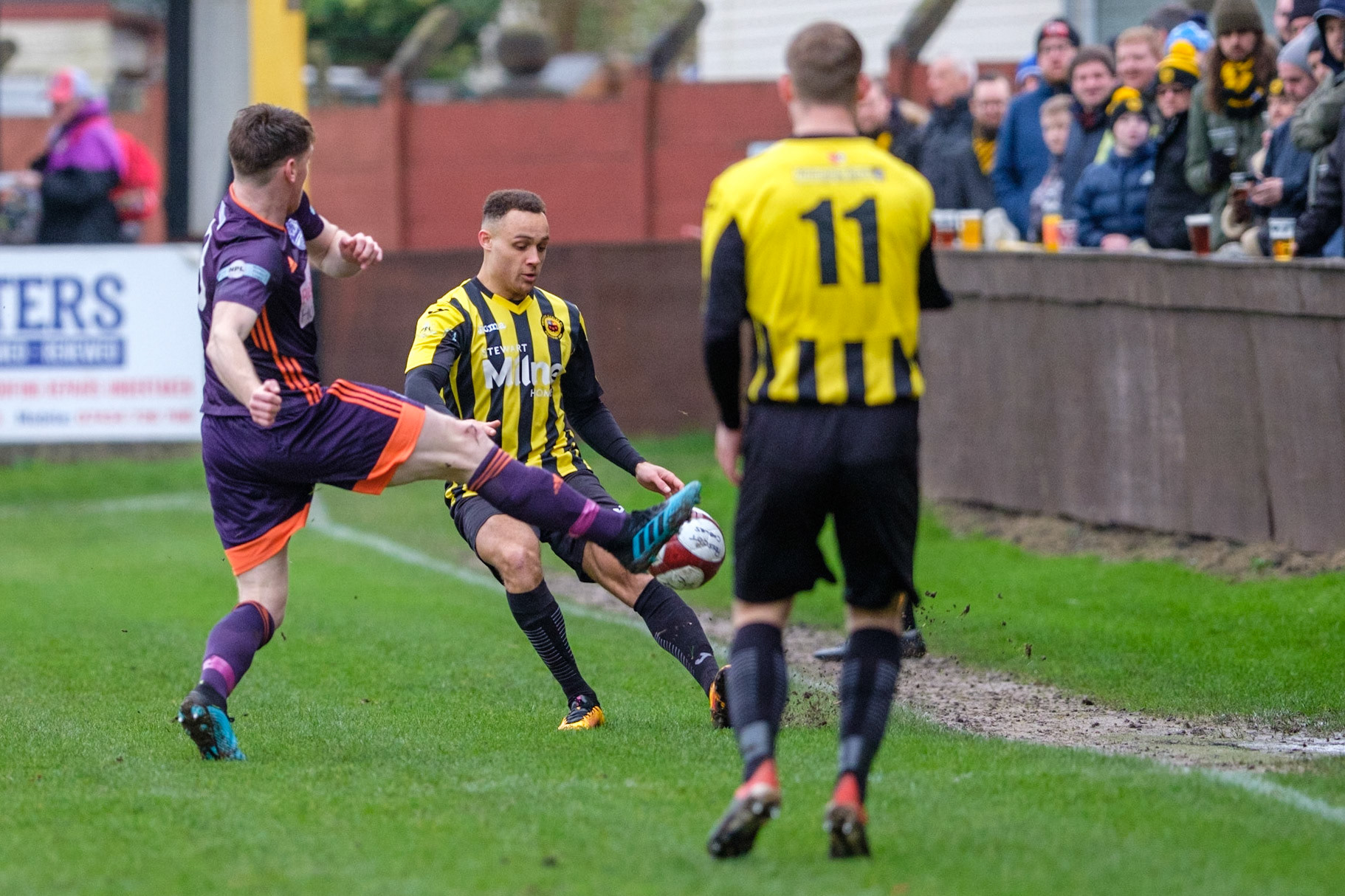 Prescot Cables vs City of Liverpool 

match at IP Truck Parts Stadium during the 2019/20 Betvictor Northern Premier season 22/02/2020.

Photograph by John Middleton