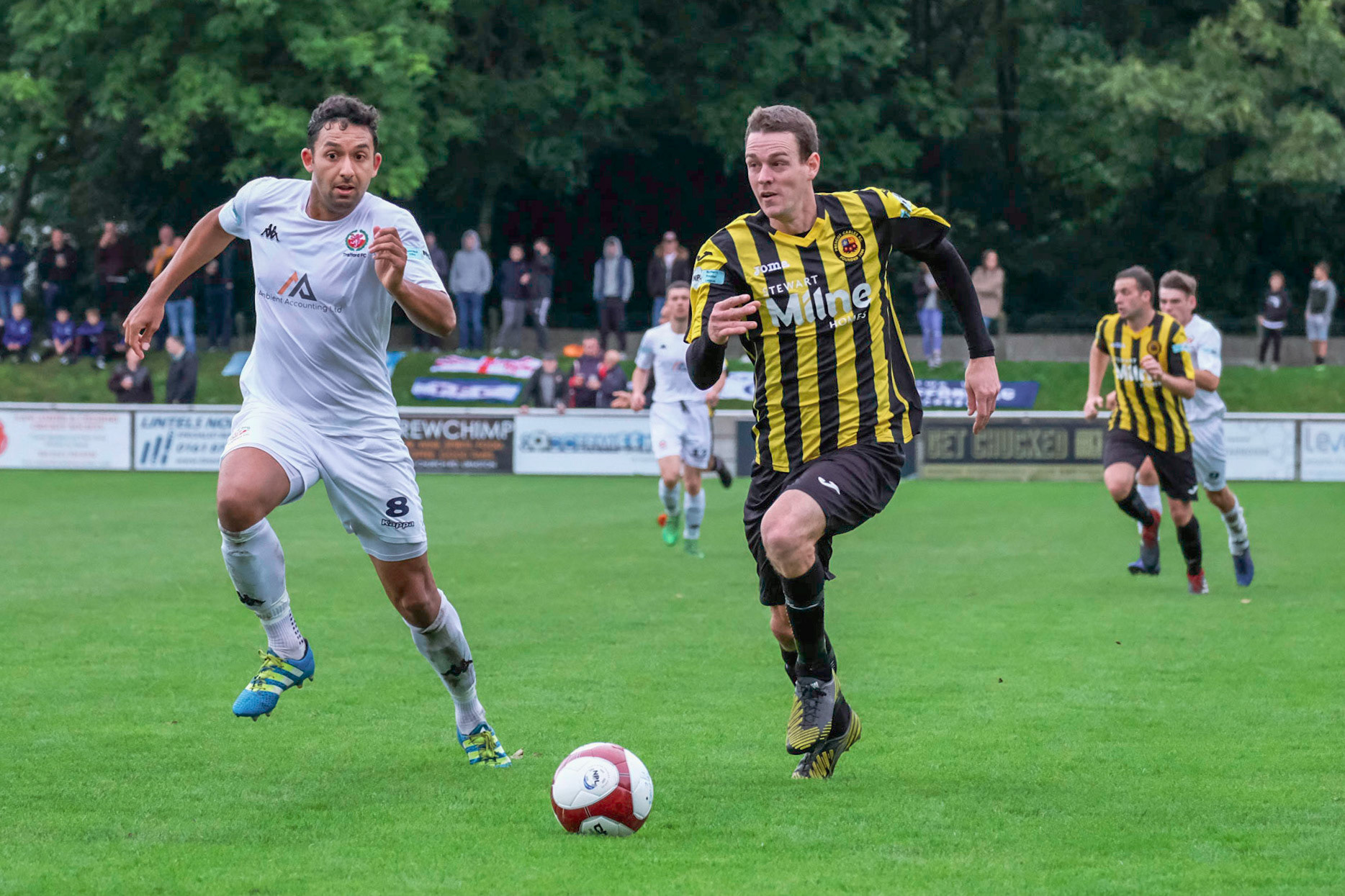 Trafford vs Prescot Cables 

League match at Shawe View during the 2019/20 Betvictor Northern Premier season 05/10/2019.

Photograph by John Middleton