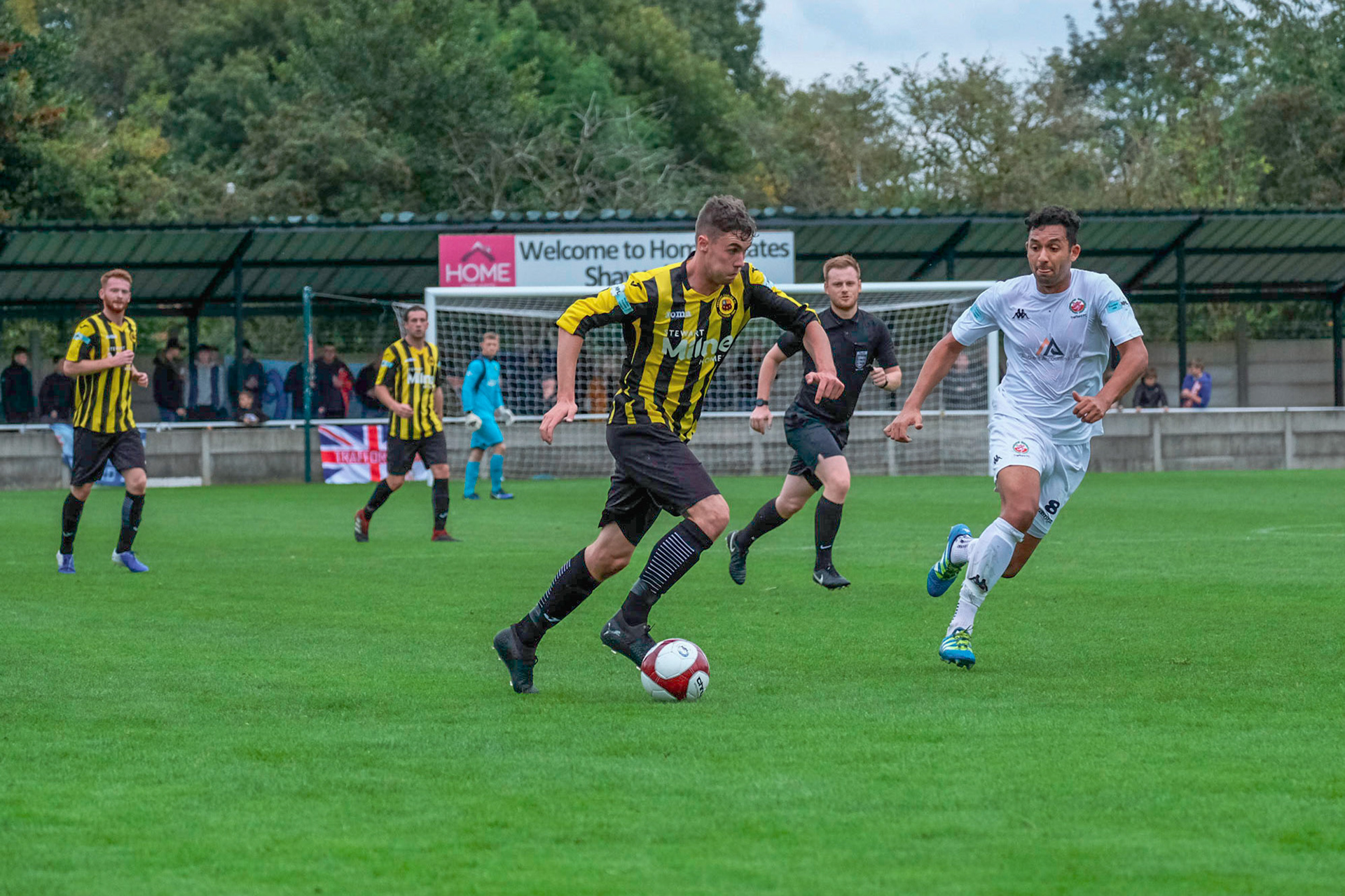 Trafford vs Prescot Cables 

League match at Shawe View during the 2019/20 Betvictor Northern Premier season 05/10/2019.

Photograph by John Middleton
