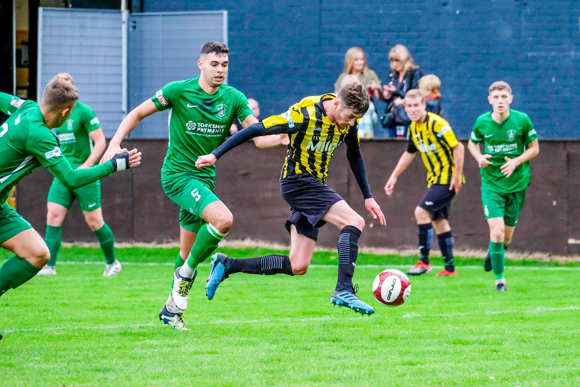 Prescot Cables vs Brighouse Town 

League match at Volair Park during the 2019/20 Betvictor Northern Premier season 28/09/2019.

Photograph by John Middleton