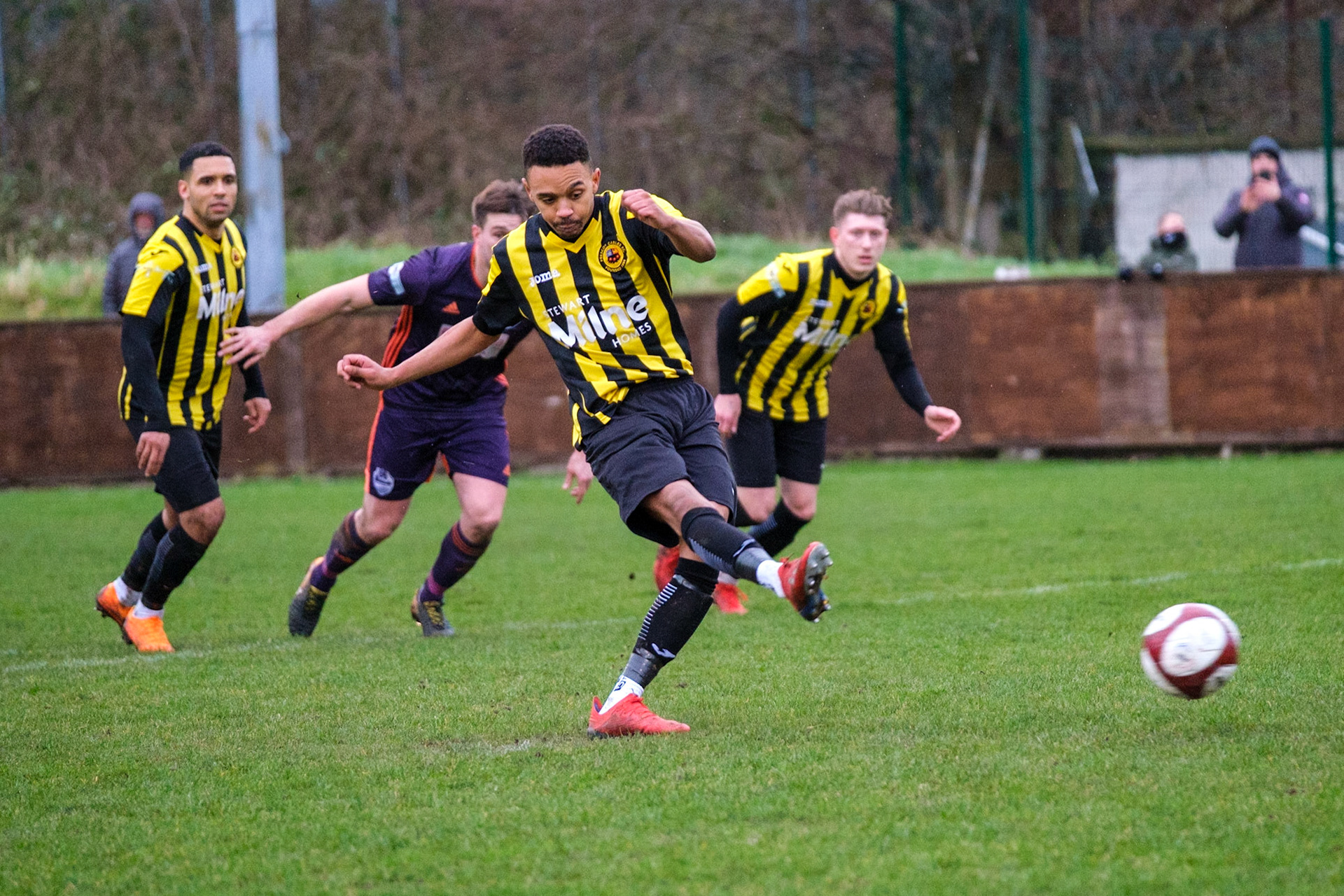 Prescot Cables vs City of Liverpool 

match at IP Truck Parts Stadium during the 2019/20 Betvictor Northern Premier season 22/02/2020.

Photograph by John Middleton