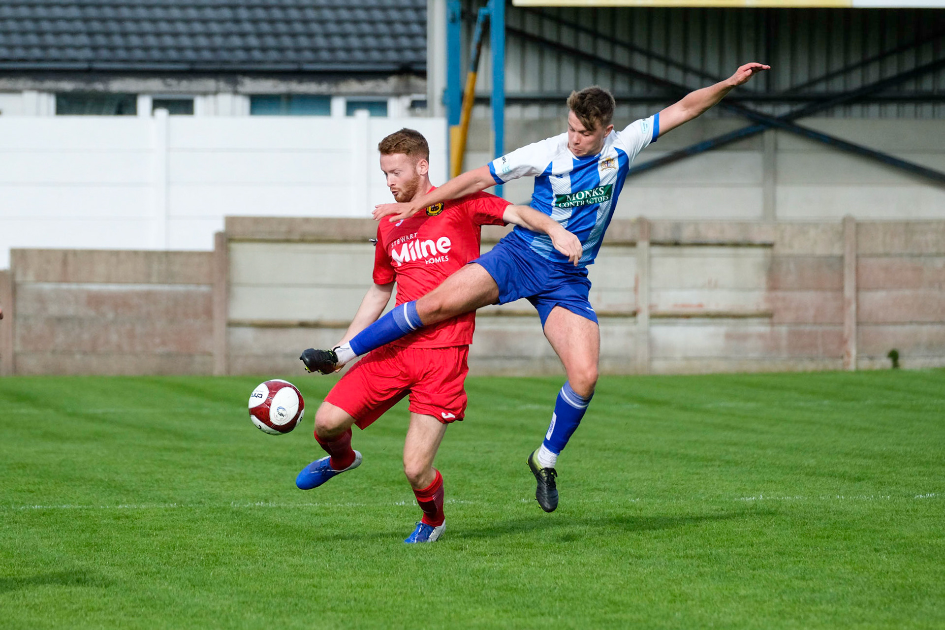 Clitheroe vs Prescot Cables 

Bet Victor League game match at Shawbridge during the 2019/20 season 07/09/2019.

Photograph by John Middleton