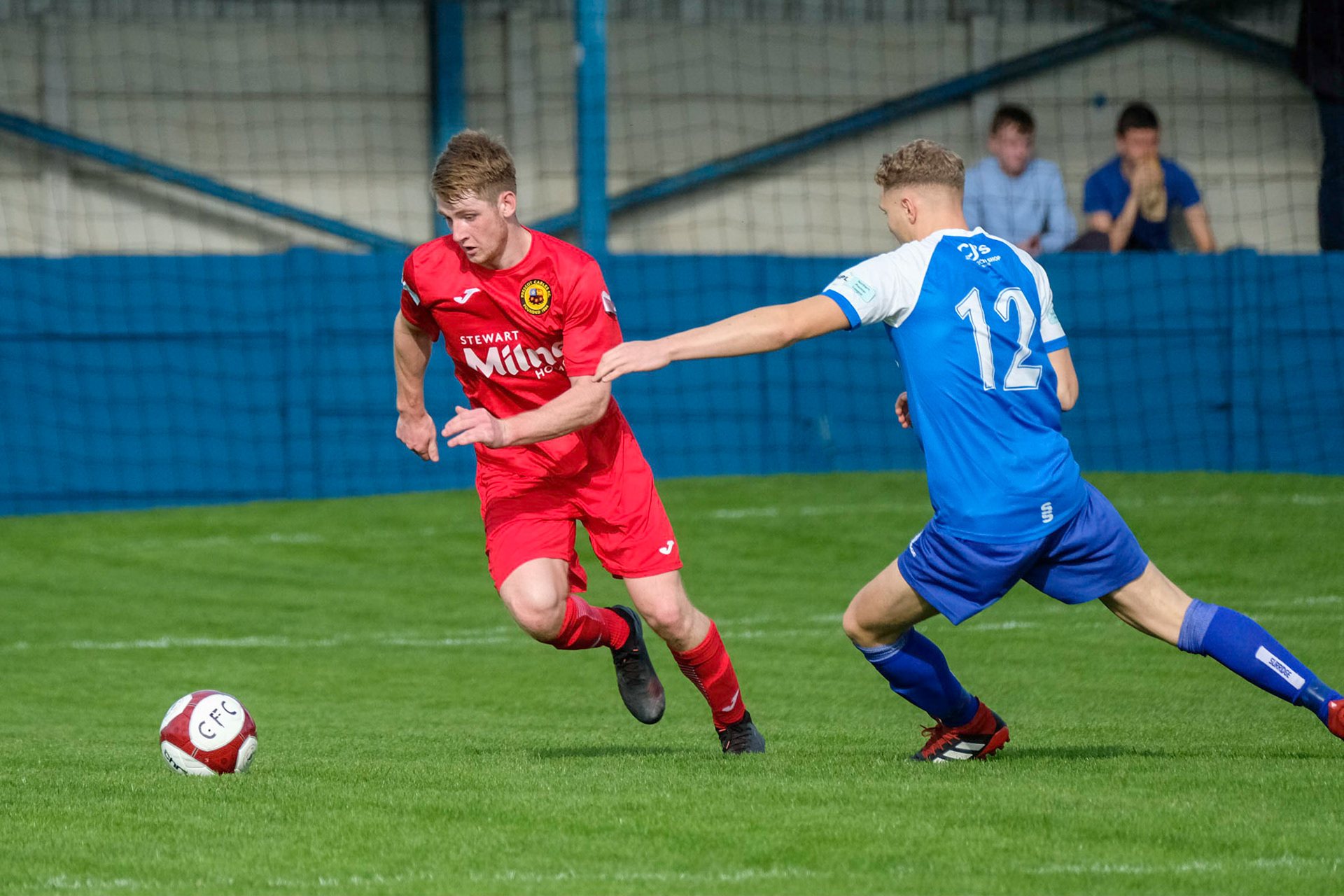 Clitheroe vs Prescot Cables 

Bet Victor League game match at Shawbridge during the 2019/20 season 07/09/2019.

Photograph by John Middleton