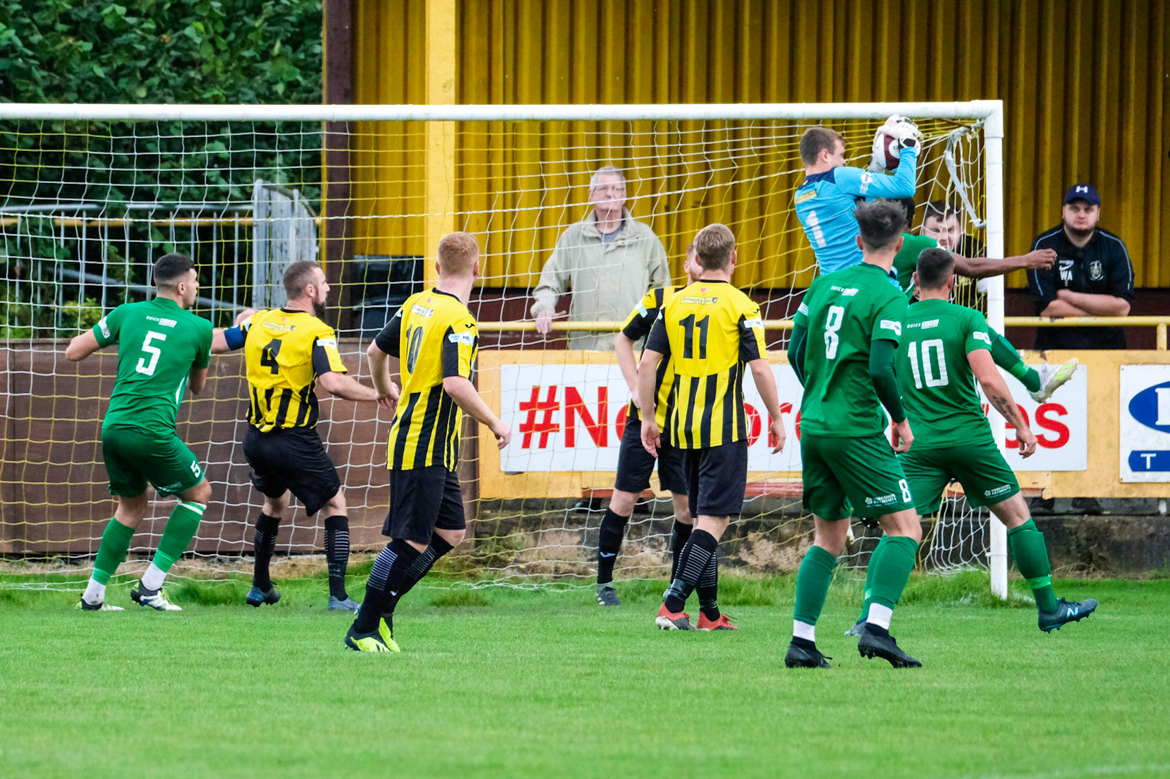 Prescot Cables vs Brighouse Town 

League match at Volair Park during the 2019/20 Betvictor Northern Premier season 28/09/2019.

Photograph by John Middleton