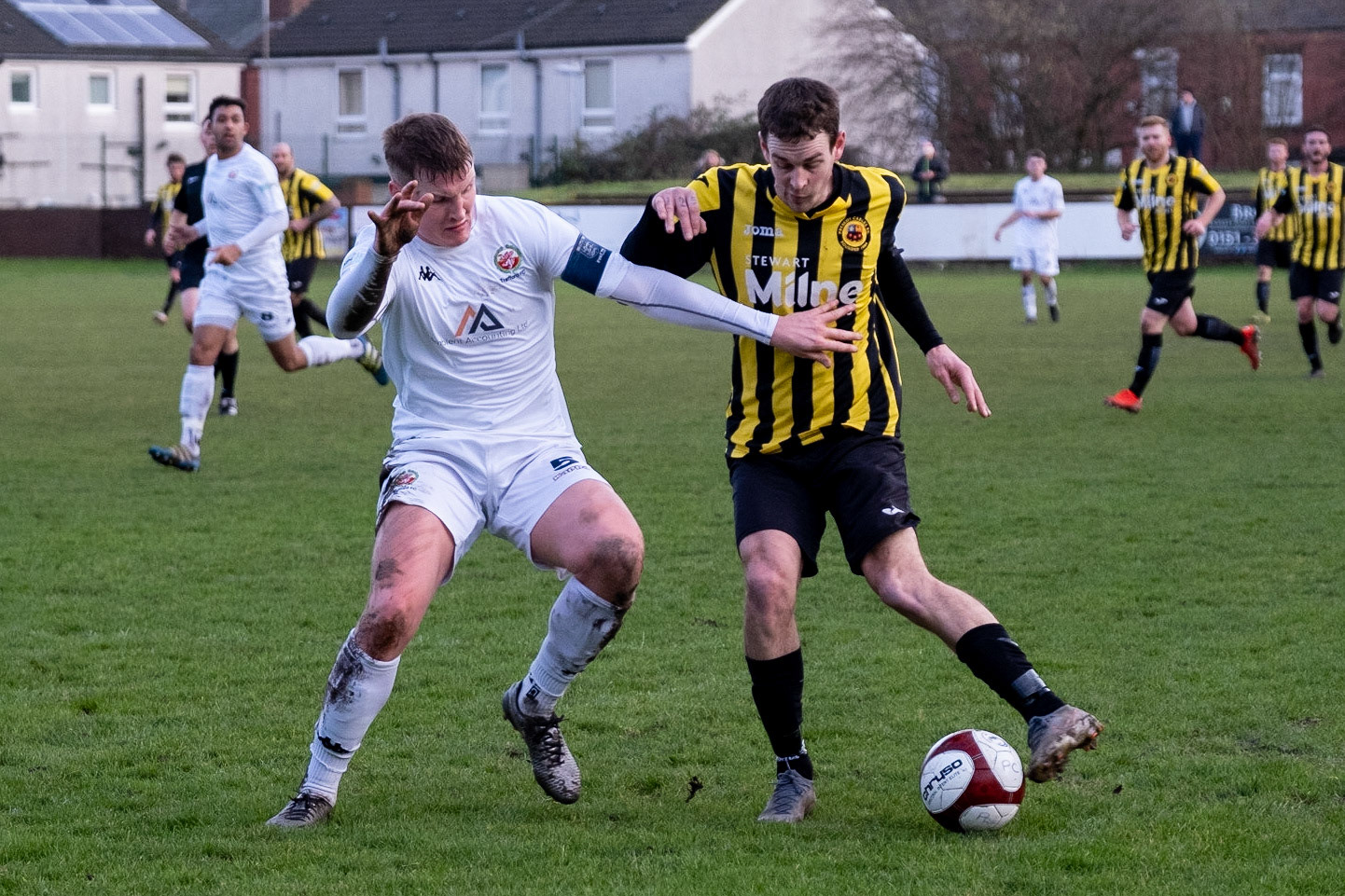 Prescot Cables vs Trafford 

match at IP Truck Parts Stadium during the 2019/20 Betvictor Northern Premier season 18/01/2020.

Photograph by John Middleton
