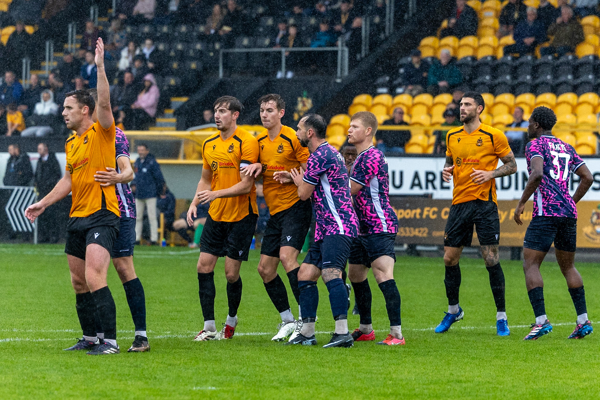Southport, ENGLAND - during the Enterprise National League North match between Southport and Peterborough Sports at Southport.Canon Canon EOS R3 2000 1/2500 2.8 (Pic by John Middleton)