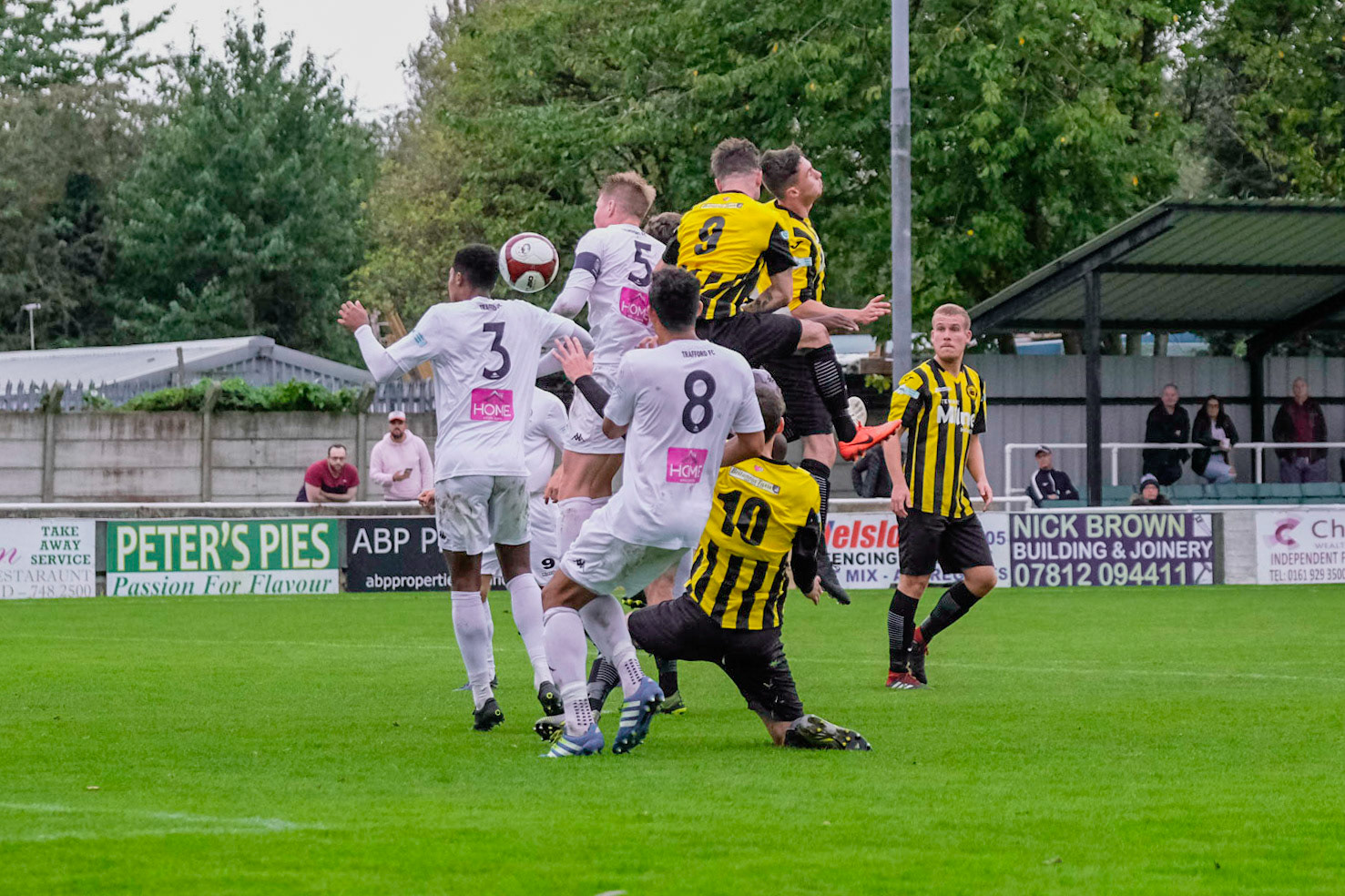 Trafford vs Prescot Cables 

League match at Shawe View during the 2019/20 Betvictor Northern Premier season 05/10/2019.

Photograph by John Middleton