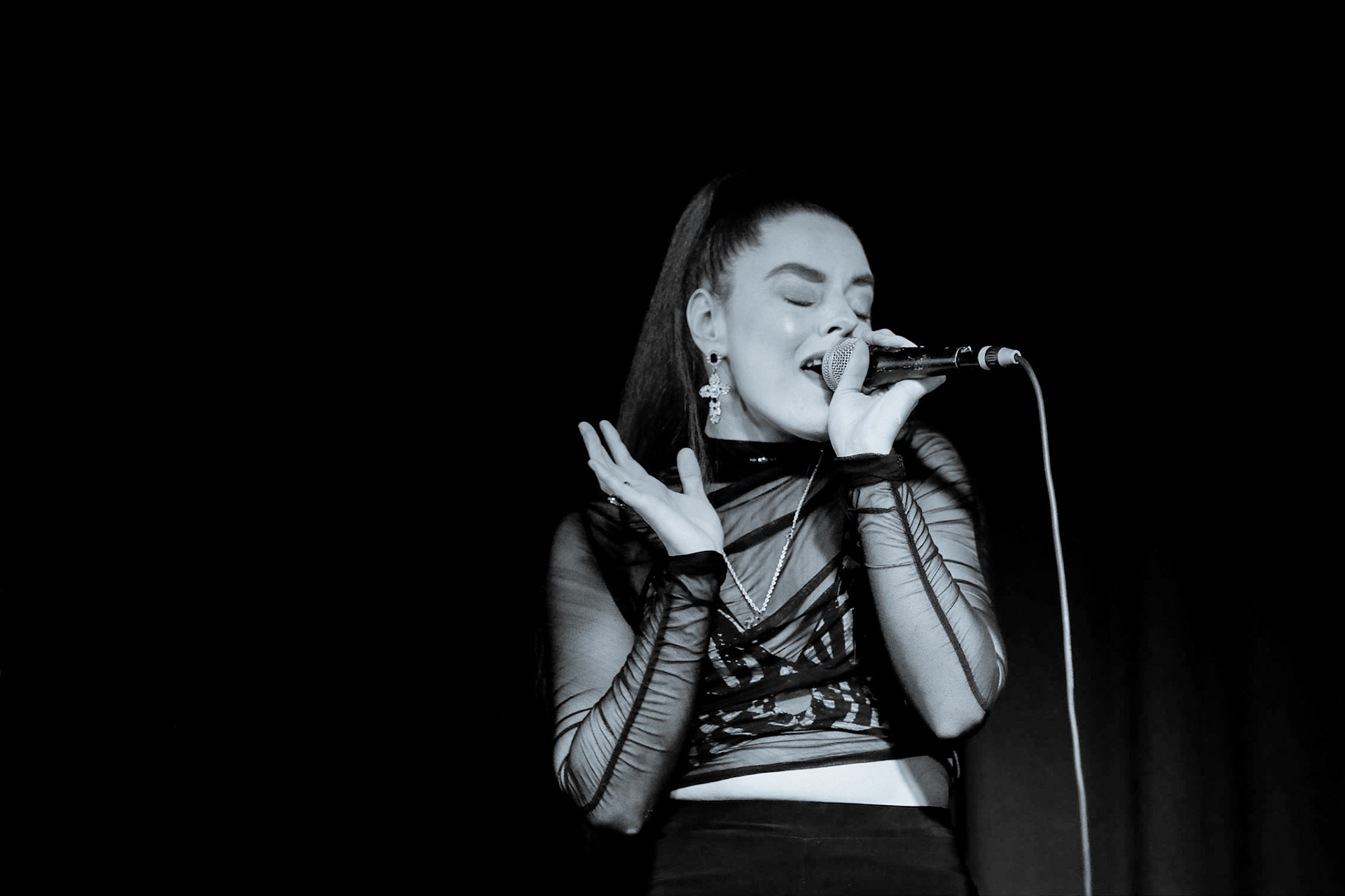 Tiërny supporting the Lydia Ainsworth Tour 2019 at 81 Renshaw Street on 12/09/2019. Photo by John Middleton