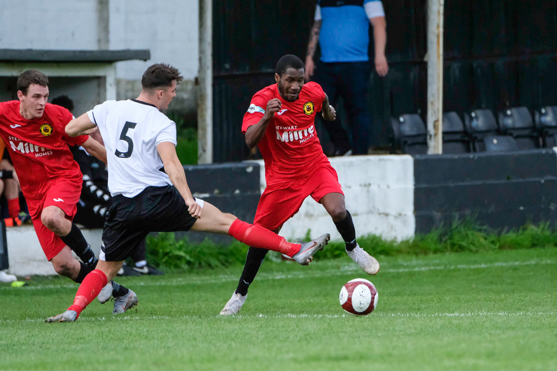 Kendal Town vs Prescot Cables 

Bet Victor League game match at Parkside Road during the 2019/20 season 17/08/2019.

Photograph by John Middleton