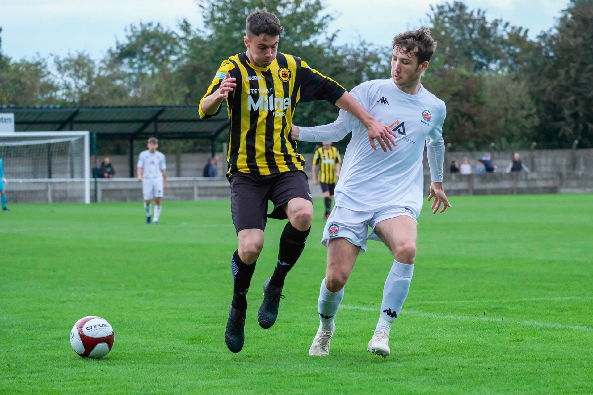 Trafford vs Prescot Cables 

League match at Shawe View during the 2019/20 Betvictor Northern Premier season 05/10/2019.

Photograph by John Middleton