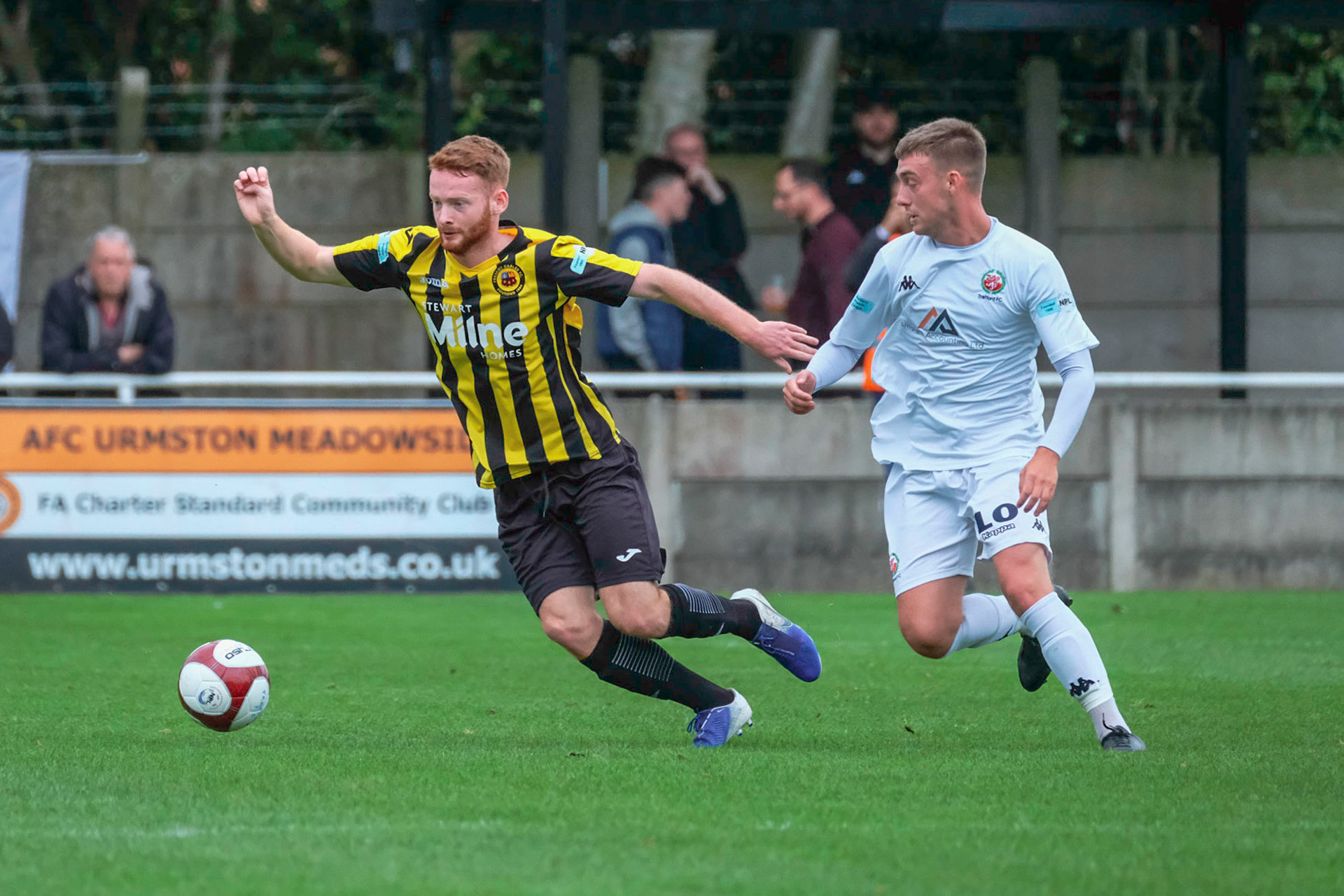 Trafford vs Prescot Cables 

League match at Shawe View during the 2019/20 Betvictor Northern Premier season 05/10/2019.

Photograph by John Middleton