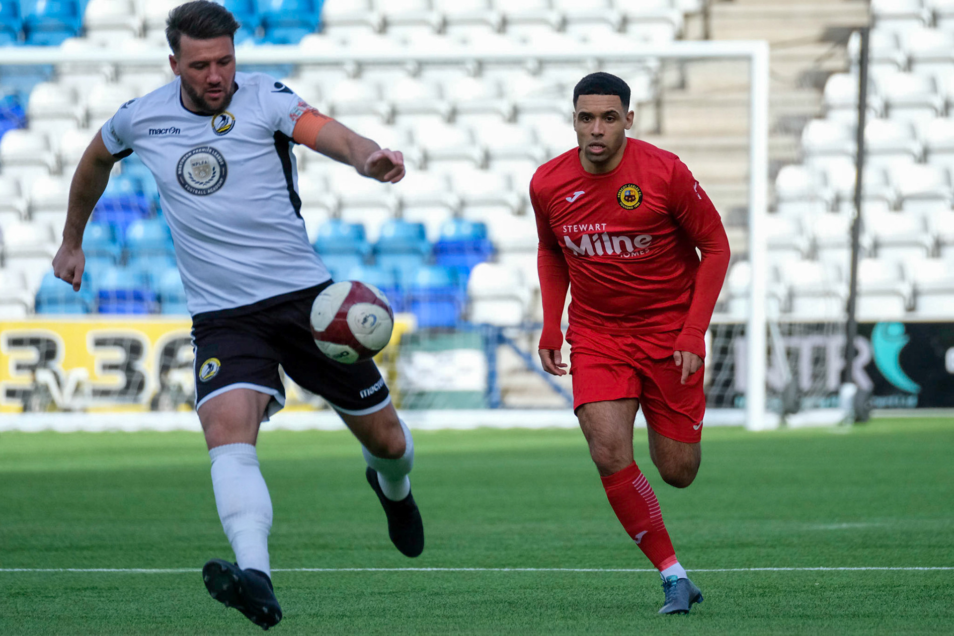 Widnes vs Prescot Cables 

match action from Halton Stadium during the 2019/20 BetVictor Northern Premier season 29/02/2020 between Widnes FC and Prescot Cables FC

Photograph by John Middleton