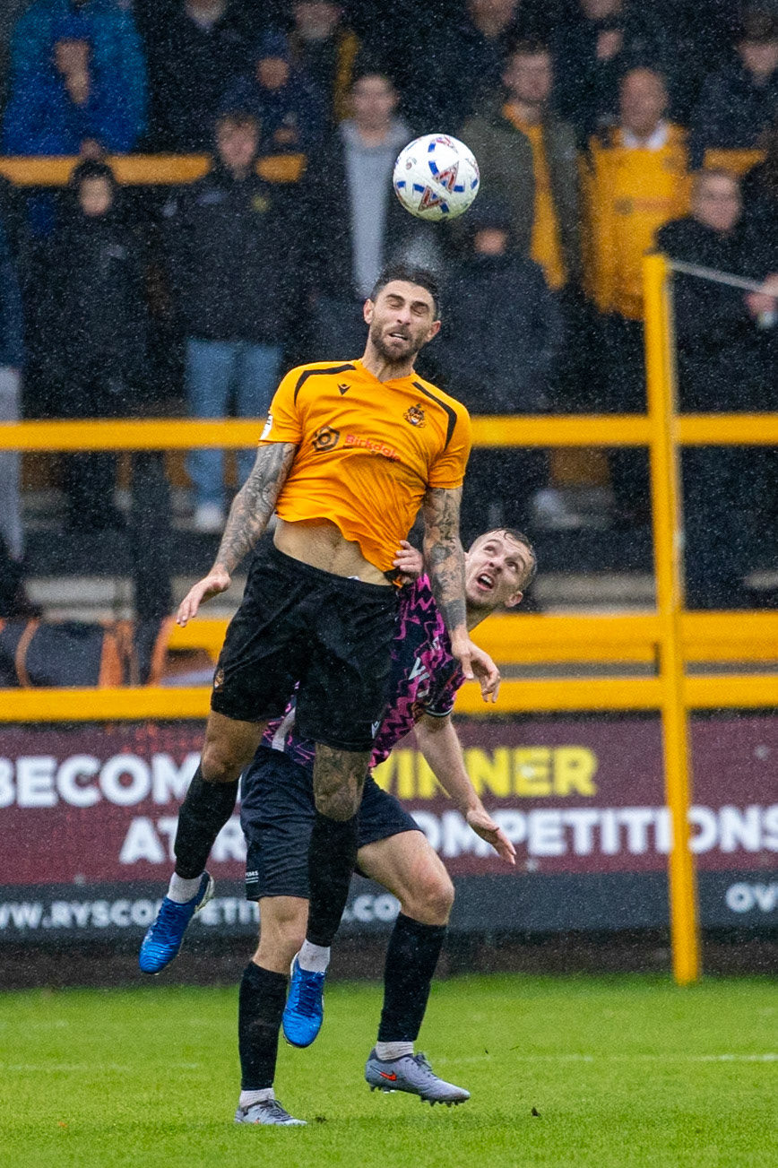 Southport, ENGLAND - during the Enterprise National League North match between Southport and Peterborough Sports at Southport.Canon Canon EOS R5 2000 1/2000 2.8 (Pic by John Middleton)