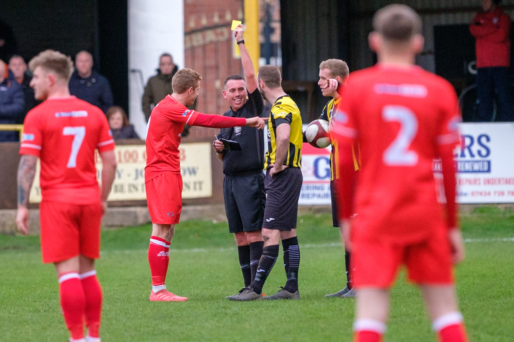 Prescot Cables vs Workington 

match at IP Truck Parts Stadium during the 2019/20 Betvictor Northern Premier season 01/02/2020.

Photograph by John Middleton