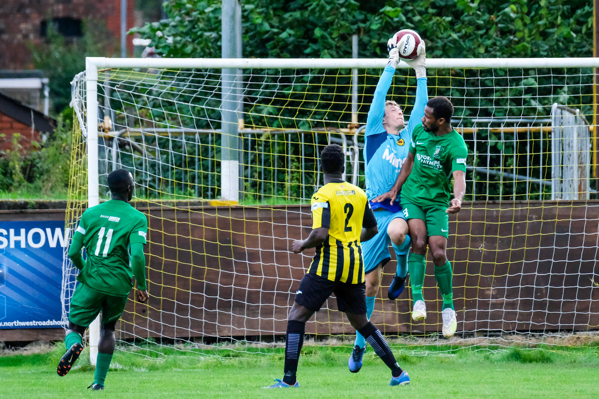 Prescot Cables vs Brighouse Town 

League match at Volair Park during the 2019/20 Betvictor Northern Premier season 28/09/2019.

Photograph by John Middleton