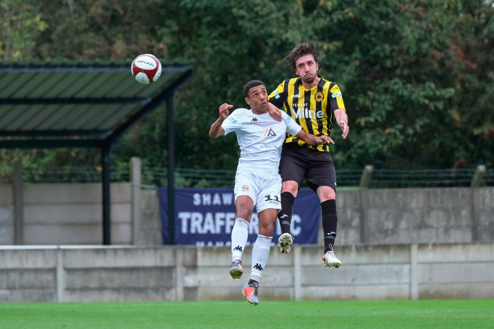 Trafford vs Prescot Cables 

League match at Shawe View during the 2019/20 Betvictor Northern Premier season 05/10/2019.

Photograph by John Middleton
