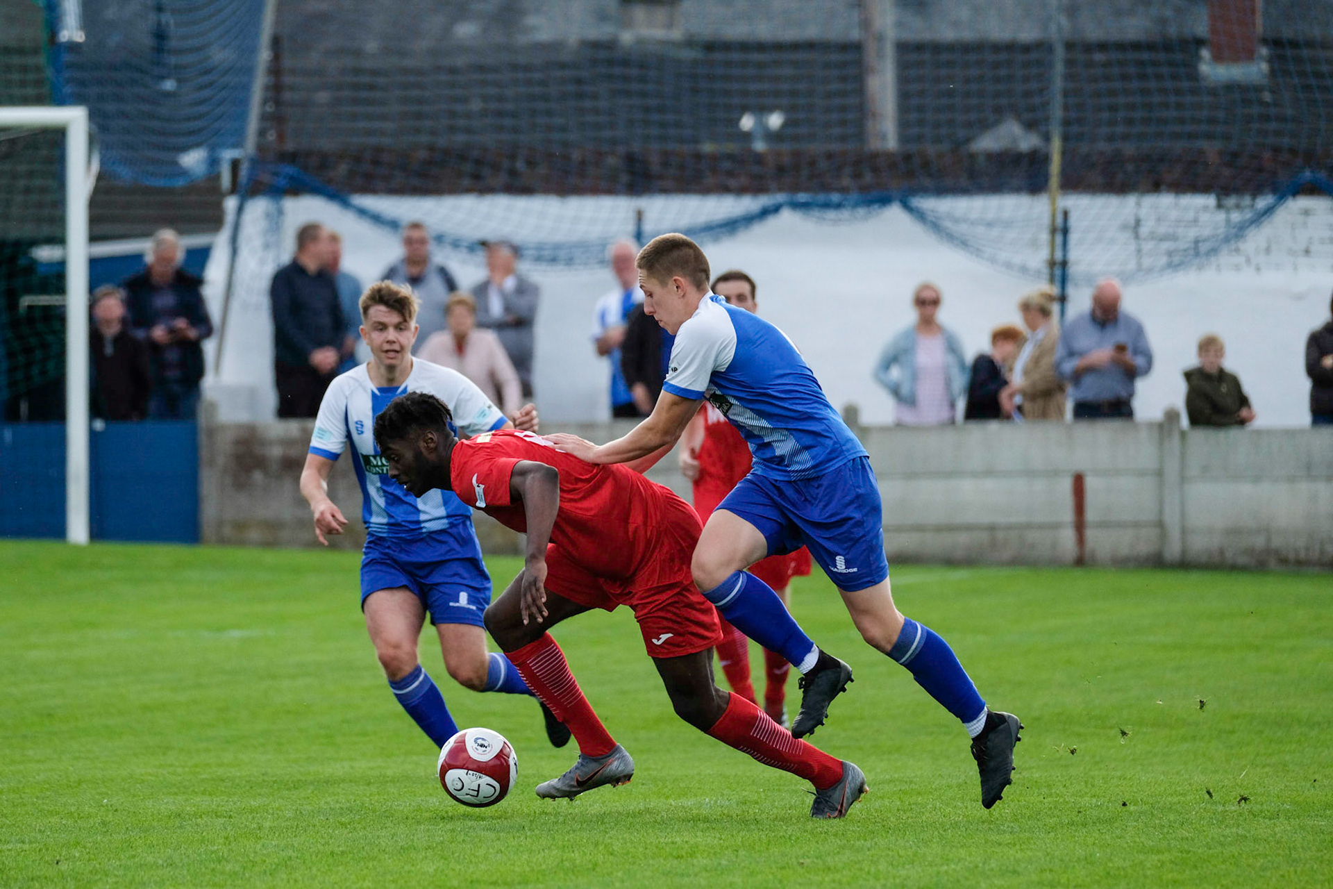 Clitheroe vs Prescot Cables 

Bet Victor League game match at Shawbridge during the 2019/20 season 07/09/2019.

Photograph by John Middleton