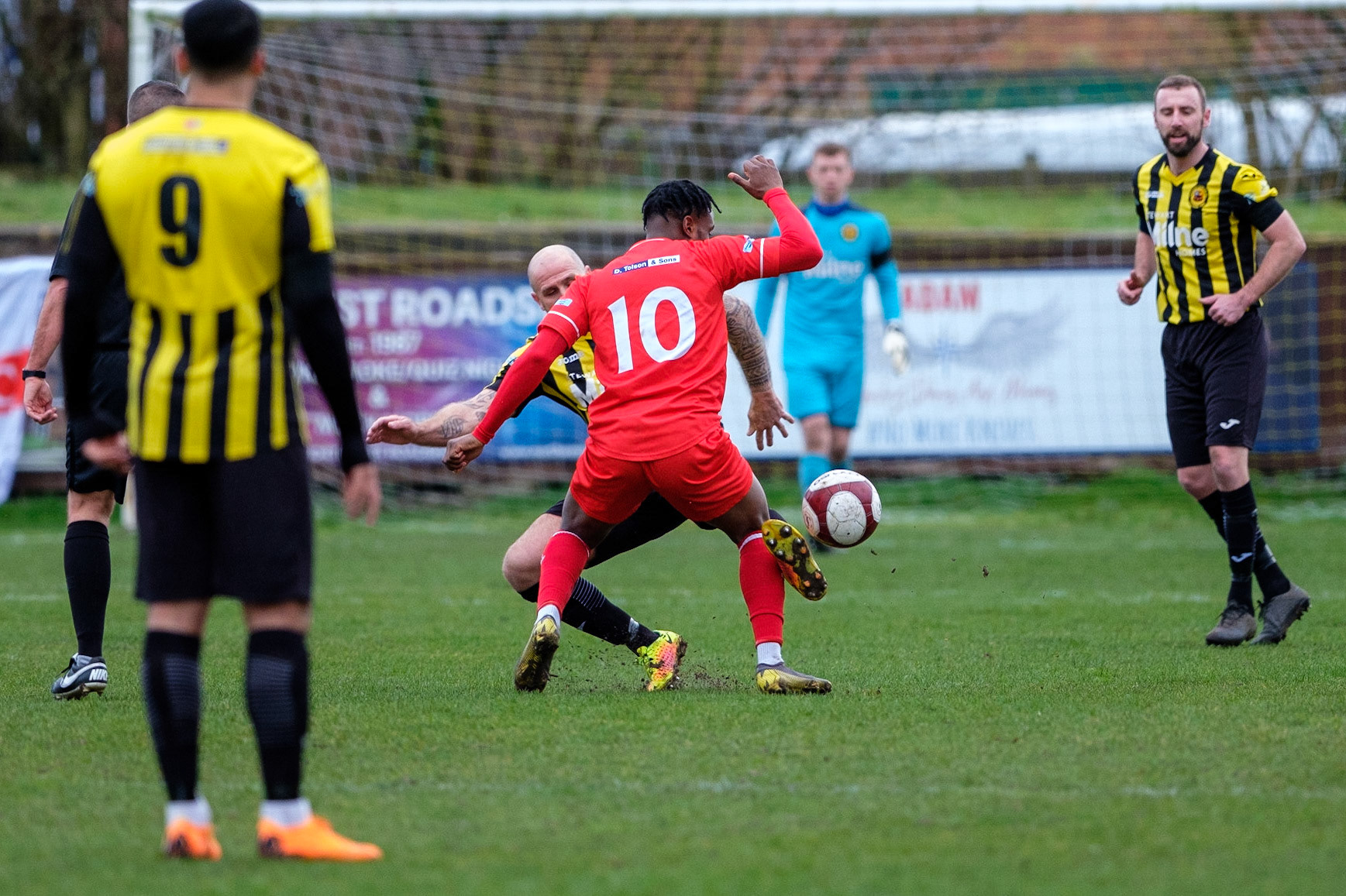 Prescot Cables vs Workington 

match at IP Truck Parts Stadium during the 2019/20 Betvictor Northern Premier season 01/02/2020.

Photograph by John Middleton