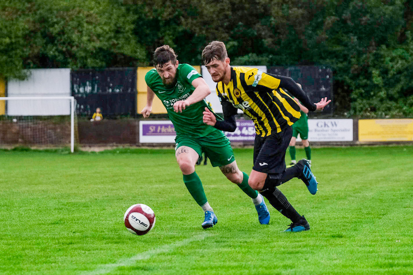 Prescot Cables vs Brighouse Town 

League match at Volair Park during the 2019/20 Betvictor Northern Premier season 28/09/2019.

Photograph by John Middleton