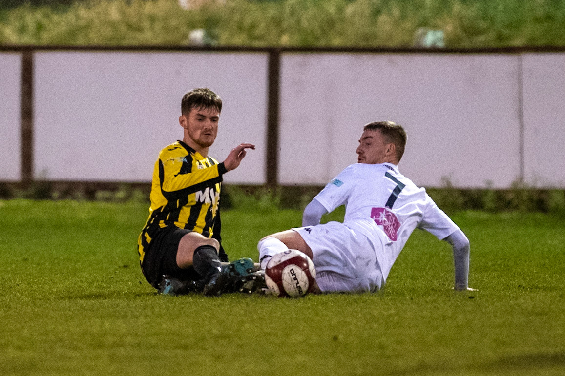 Prescot Cables vs Trafford 

match at IP Truck Parts Stadium during the 2019/20 Betvictor Northern Premier season 18/01/2020.

Photograph by John Middleton
