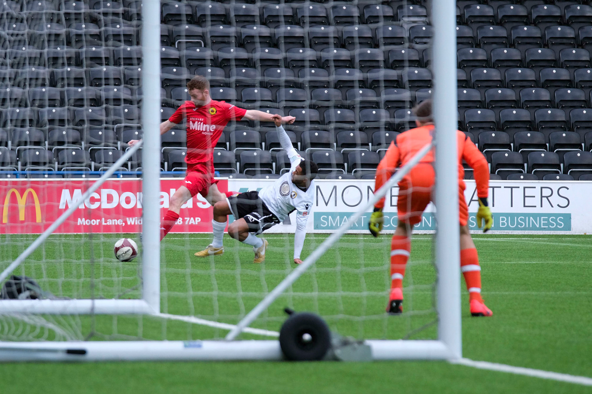 Widnes vs Prescot Cables 

match action from Halton Stadium during the 2019/20 BetVictor Northern Premier season 29/02/2020 between Widnes FC and Prescot Cables FC

Photograph by John Middleton