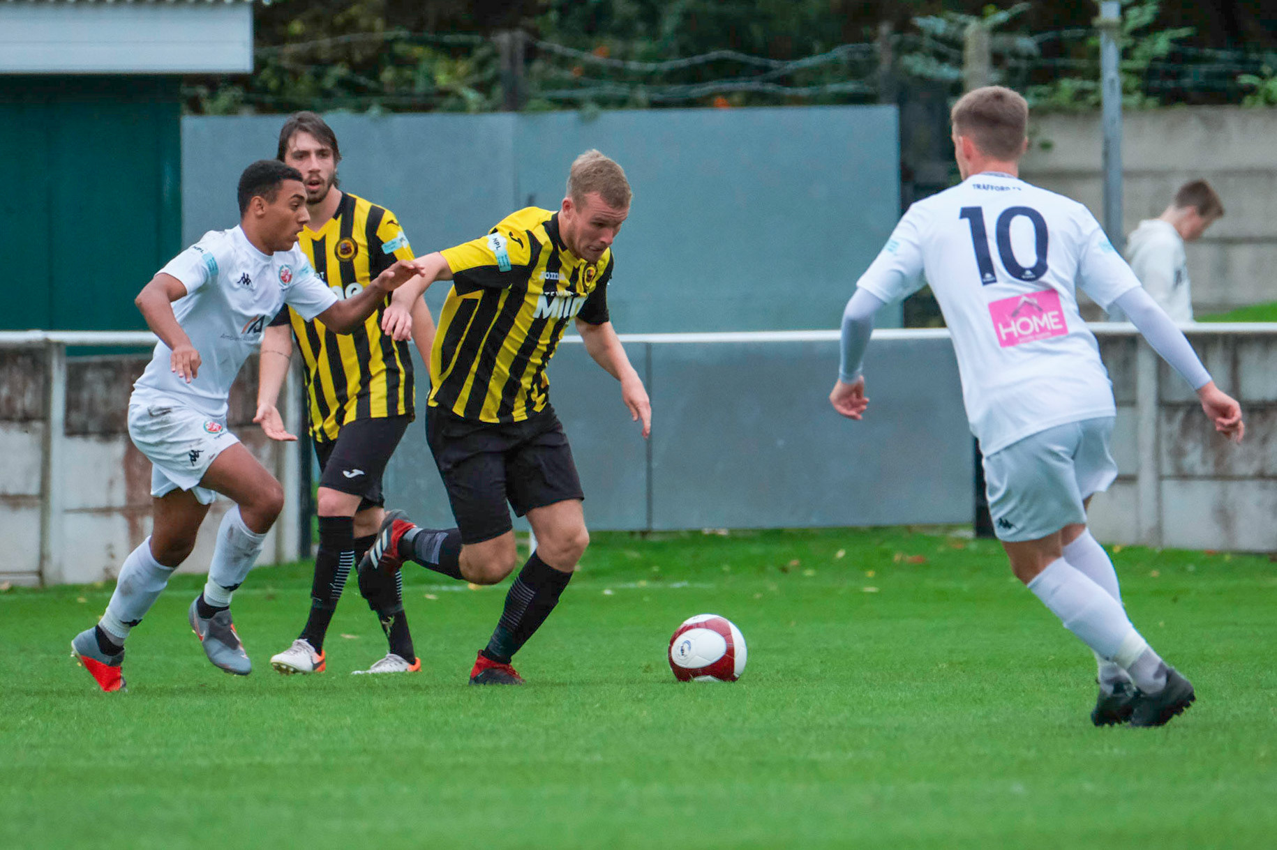 Trafford vs Prescot Cables 

League match at Shawe View during the 2019/20 Betvictor Northern Premier season 05/10/2019.

Photograph by John Middleton