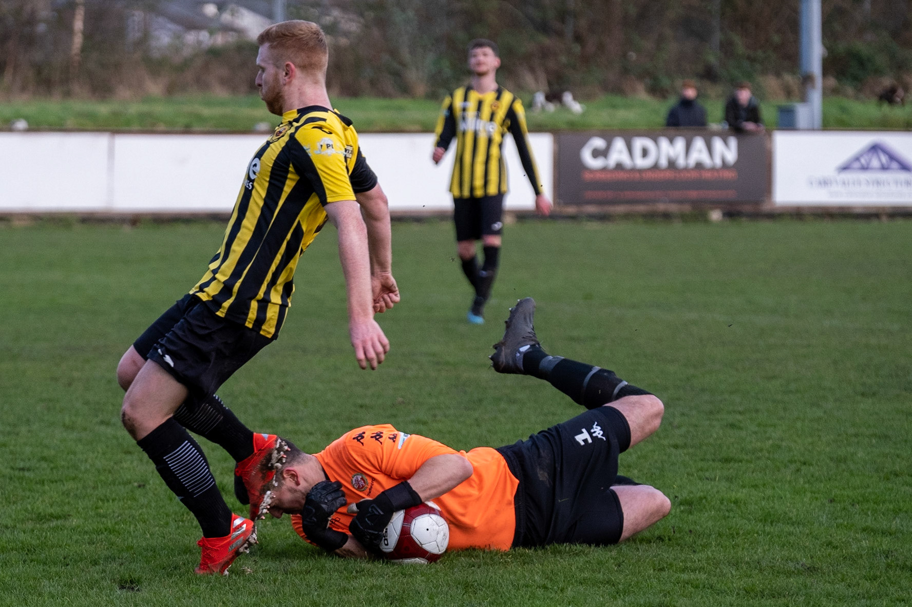 Prescot Cables vs Trafford 

match at IP Truck Parts Stadium during the 2019/20 Betvictor Northern Premier season 18/01/2020.

Photograph by John Middleton