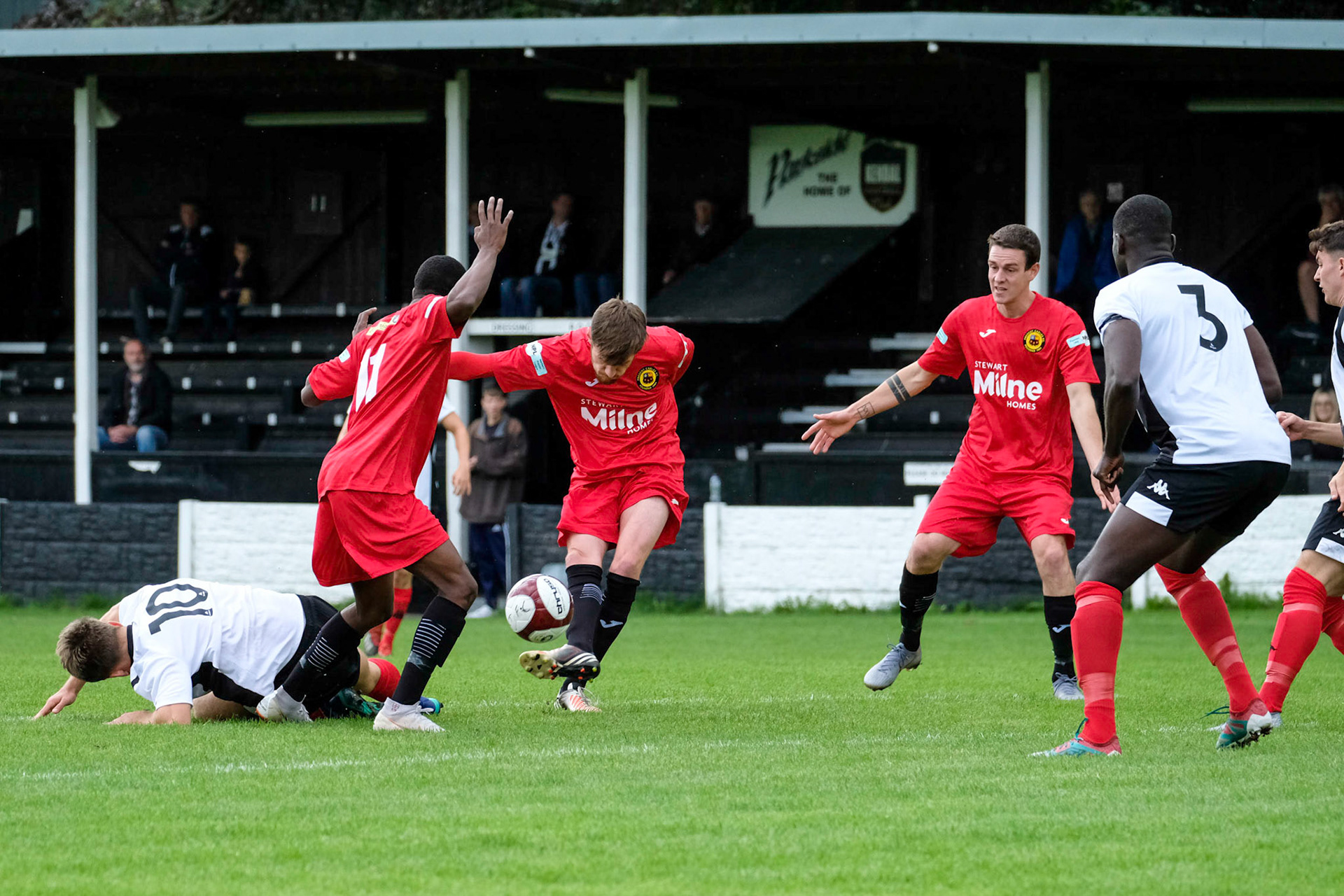 Kendal Town vs Prescot Cables 

Bet Victor League game match at Parkside Road during the 2019/20 season 17/08/2019.

Photograph by John Middleton