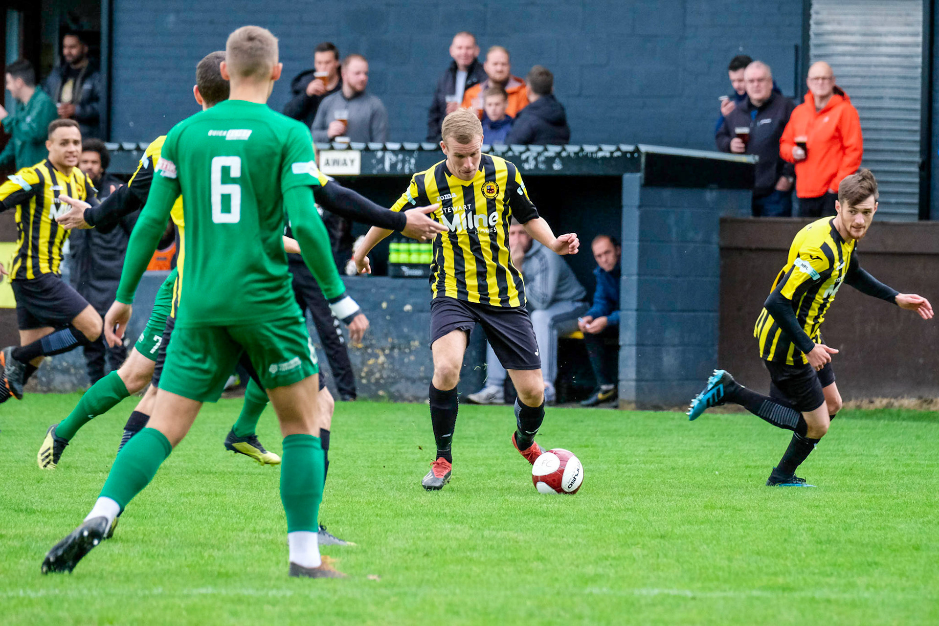 Prescot Cables vs Brighouse Town 

League match at Volair Park during the 2019/20 Betvictor Northern Premier season 28/09/2019.

Photograph by John Middleton