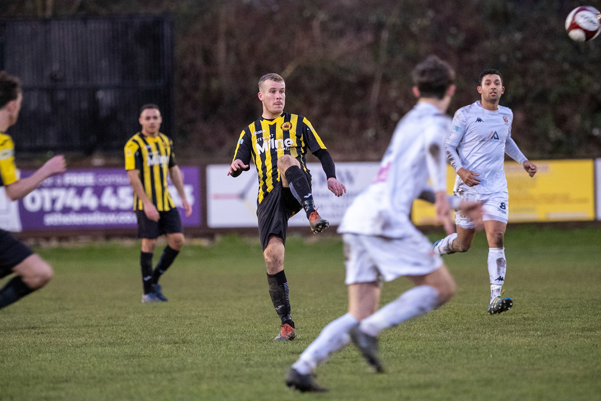 Prescot Cables vs Trafford 

match at IP Truck Parts Stadium during the 2019/20 Betvictor Northern Premier season 18/01/2020.

Photograph by John Middleton