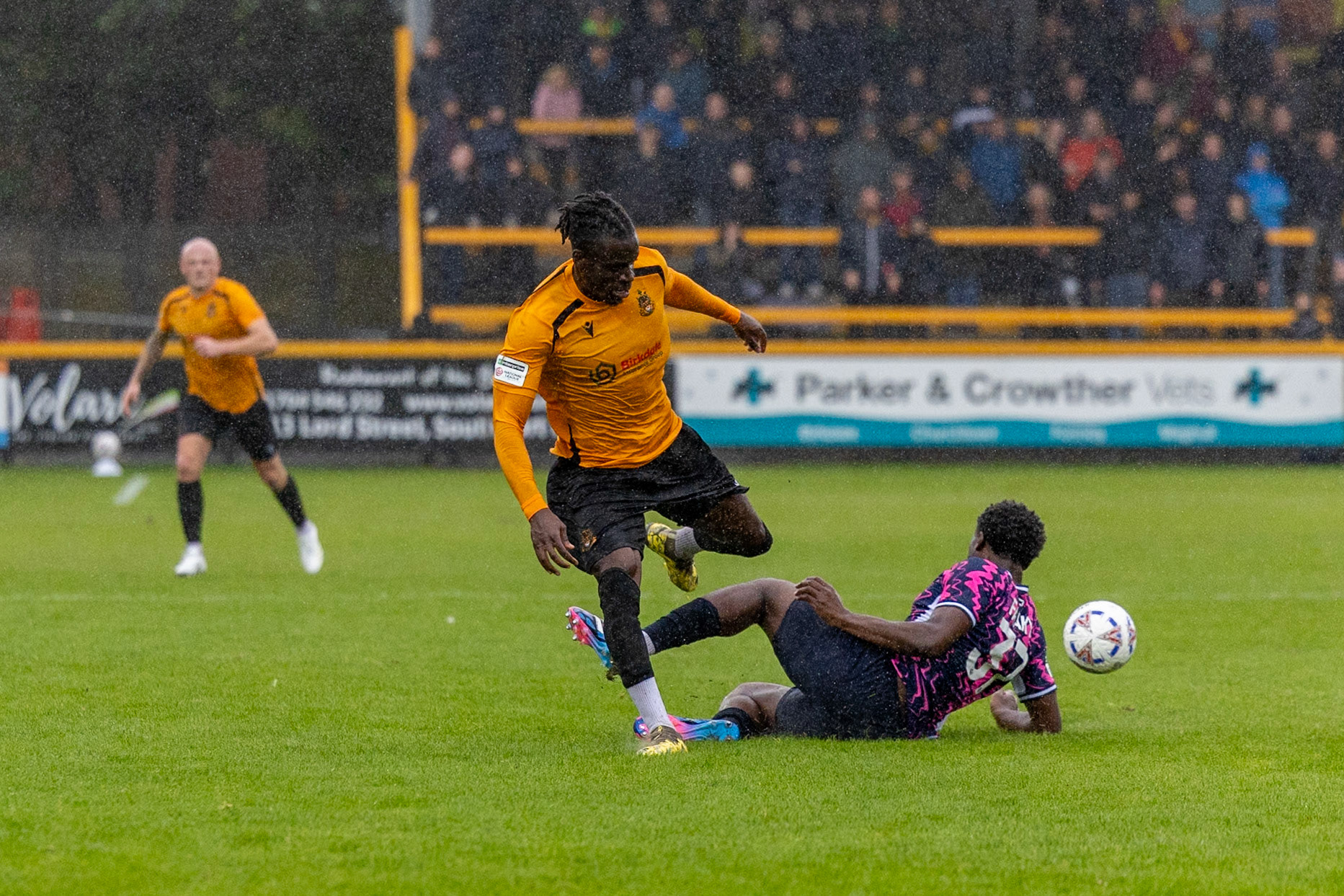 Southport, ENGLAND - during the Enterprise National League North match between Southport and Peterborough Sports at Southport.Canon Canon EOS R3 2000 1/2500 2.8 (Pic by John Middleton)