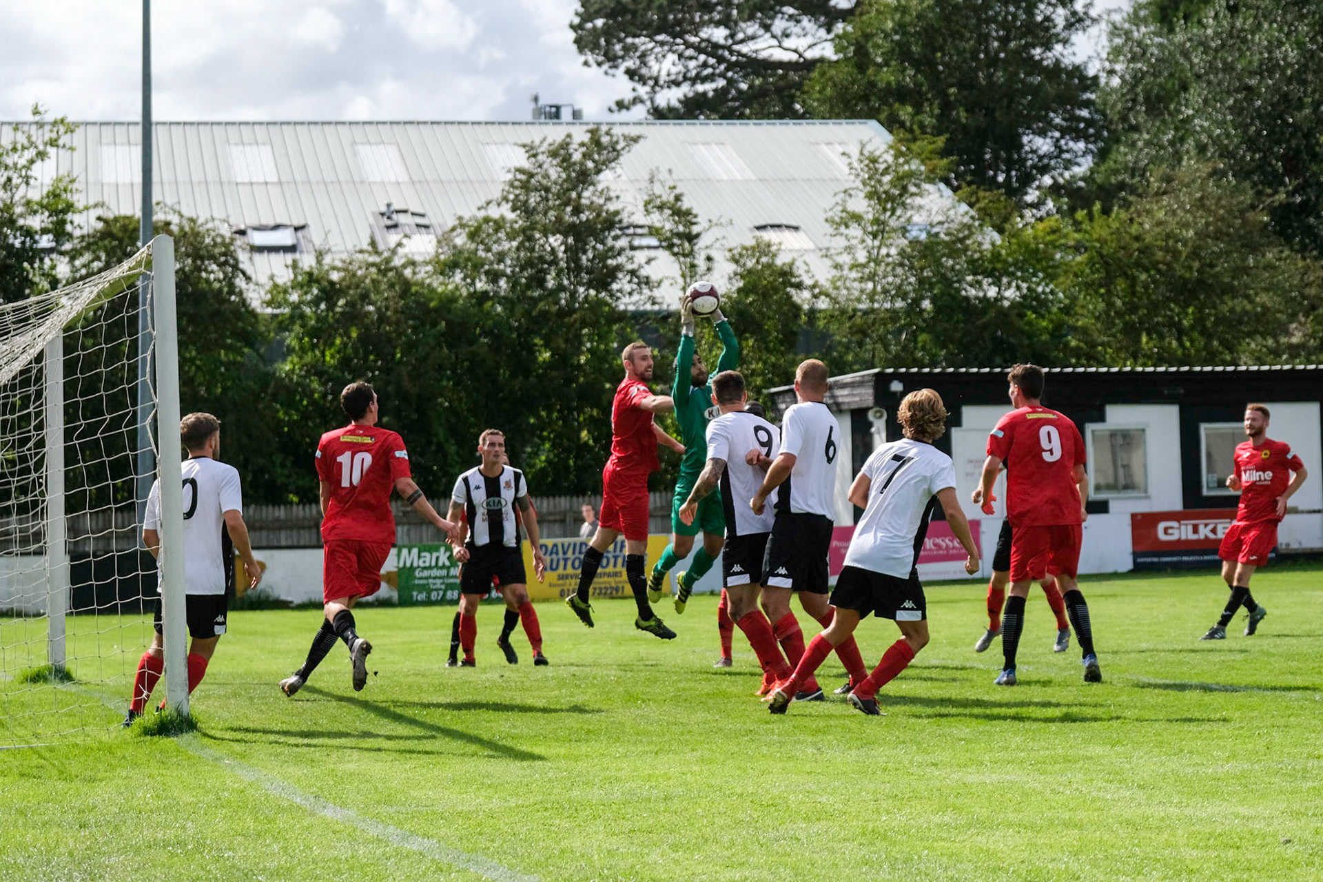 Kendal Town vs Prescot Cables 

Bet Victor League game match at Parkside Road during the 2019/20 season 17/08/2019.

Photograph by John Middleton