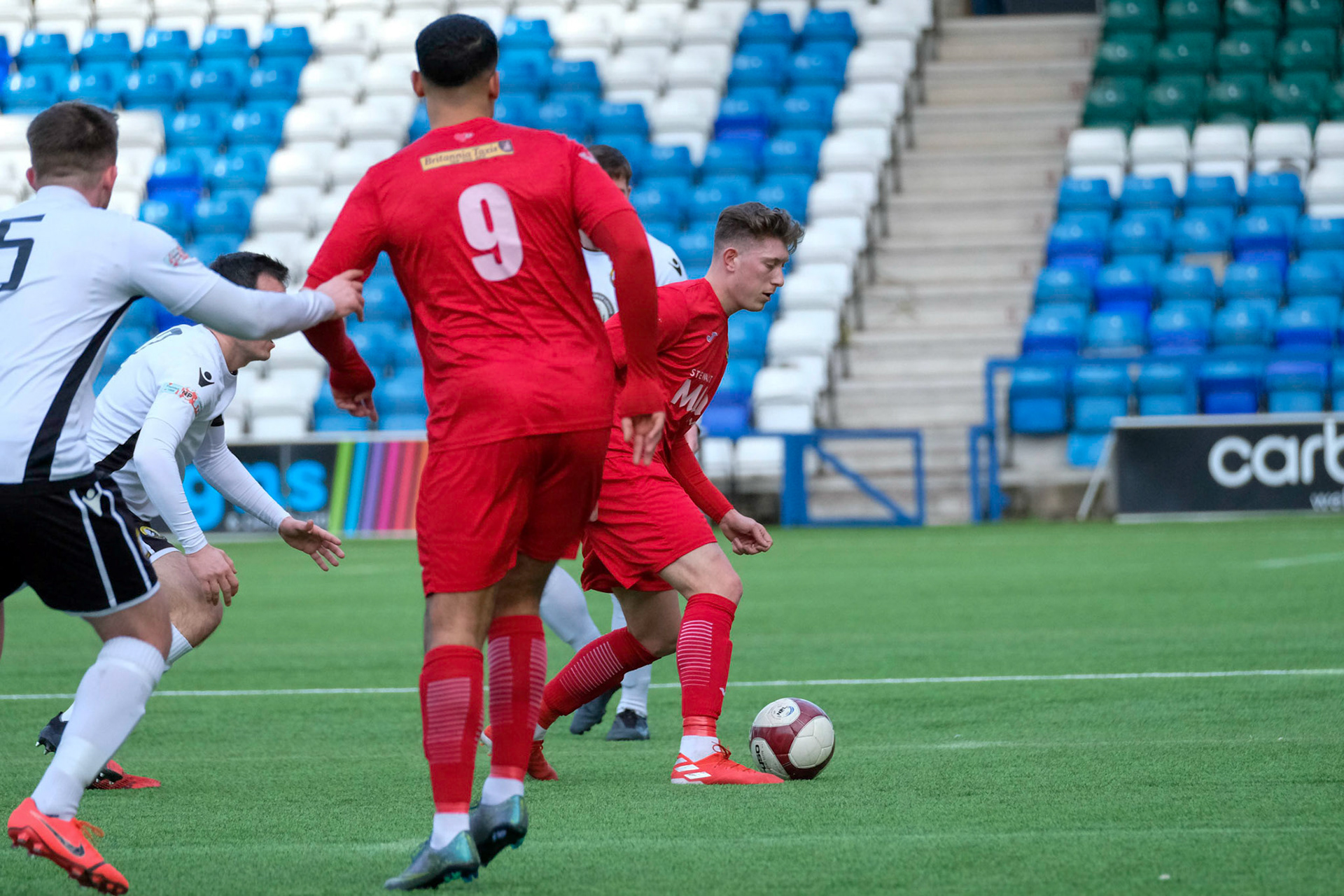 Widnes vs Prescot Cables 

match action from Halton Stadium during the 2019/20 BetVictor Northern Premier season 29/02/2020 between Widnes FC and Prescot Cables FC

Photograph by John Middleton