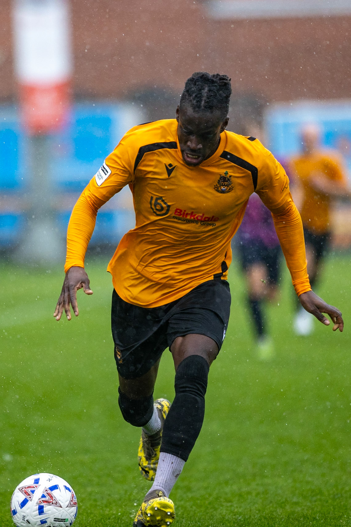 Southport, ENGLAND - during the Enterprise National League North match between Southport and Peterborough Sports at Southport.Canon Canon EOS R5 2000 1/2000 2.8 (Pic by John Middleton)