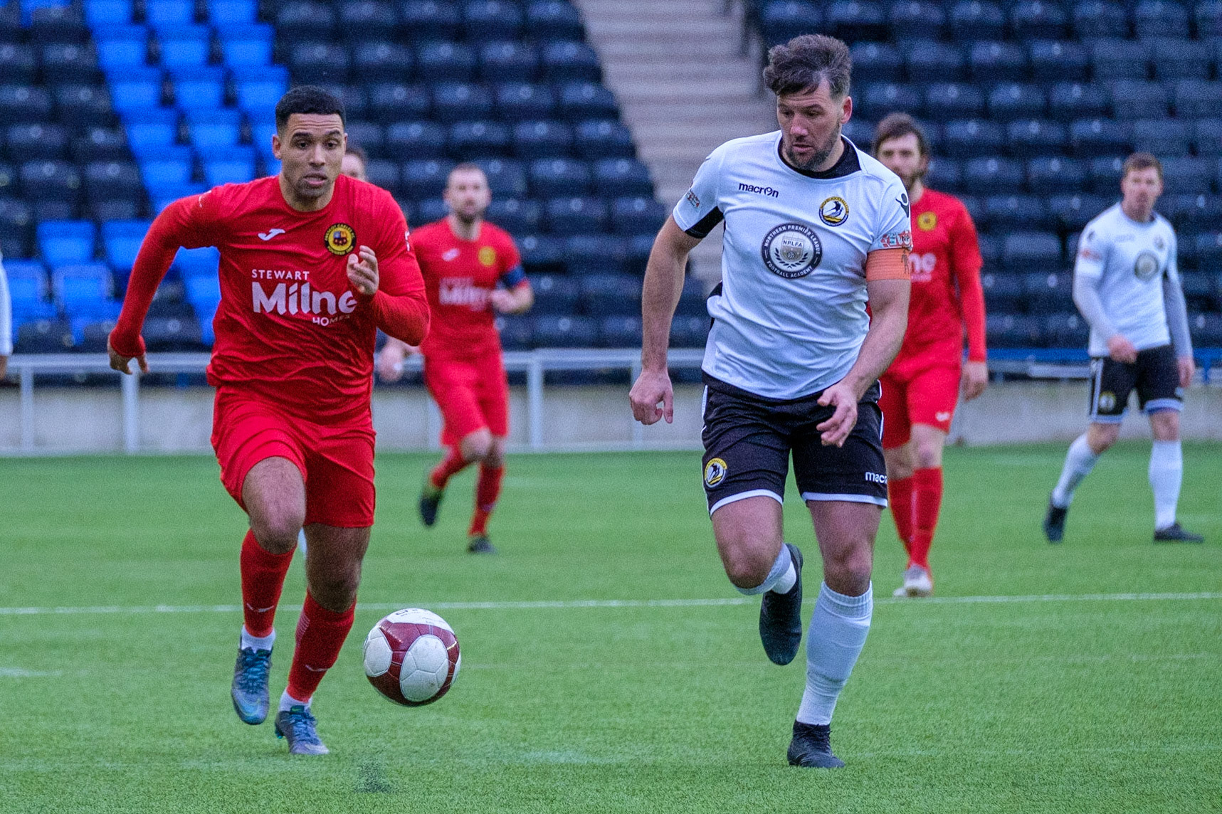 Widnes vs Prescot Cables 

match action from Halton Stadium during the 2019/20 BetVictor Northern Premier season 29/02/2020 between Widnes FC and Prescot Cables FC

Photograph by John Middleton