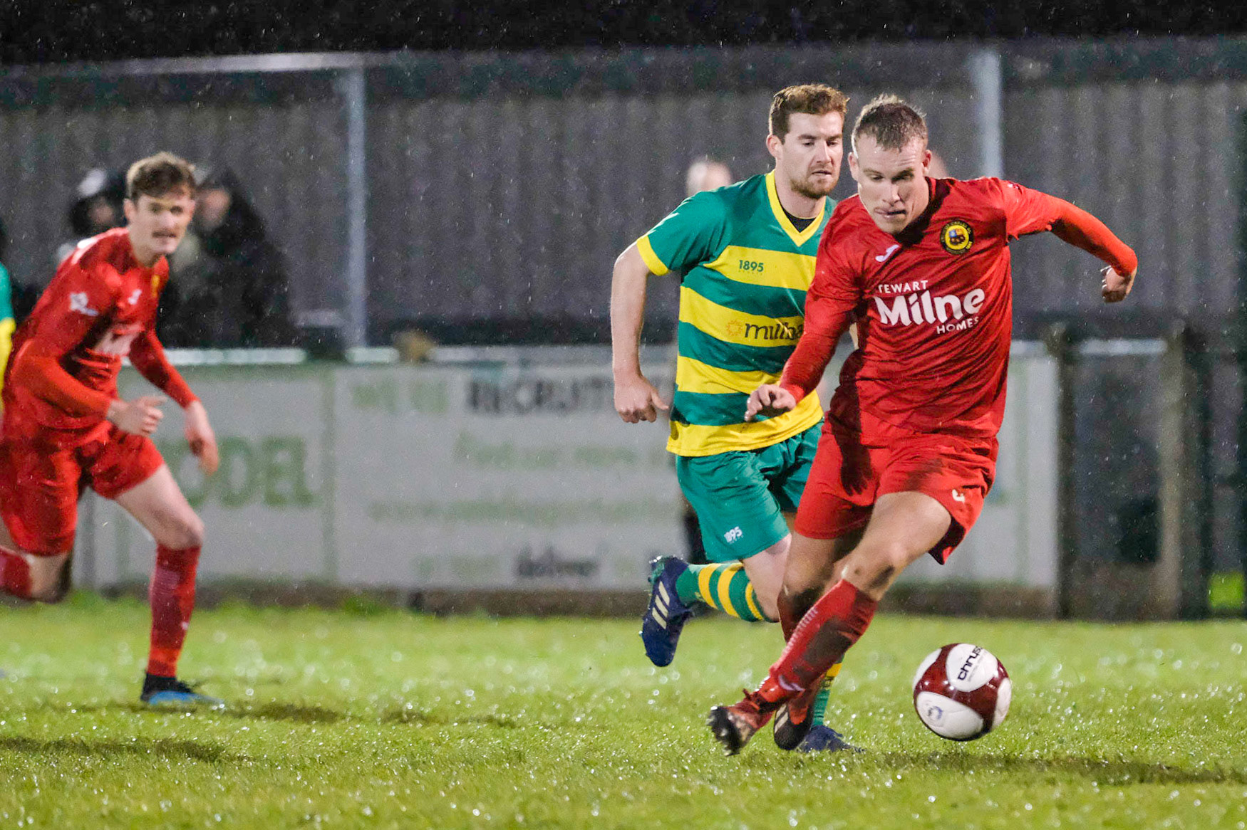 Runcorn Linnets Vs Prescot Cables 

Buildbase FA Trophy Second Qualifying round match at Millbank Linnets Stadium during the 2019/20 season 09/11/2019.

Photograph by John Middleton
