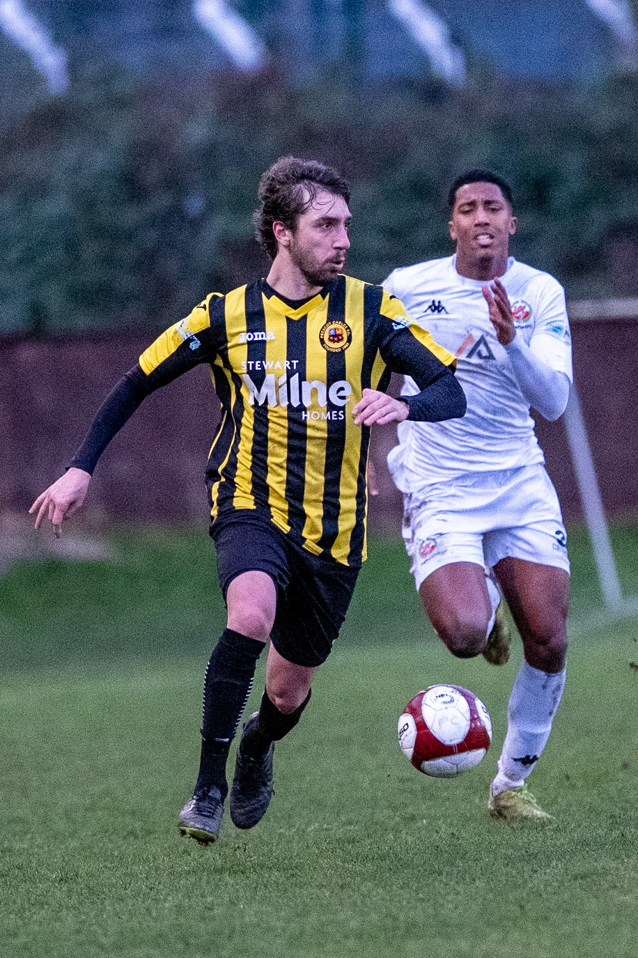 Prescot Cables vs Trafford 

match at IP Truck Parts Stadium during the 2019/20 Betvictor Northern Premier season 18/01/2020.

Photograph by John Middleton