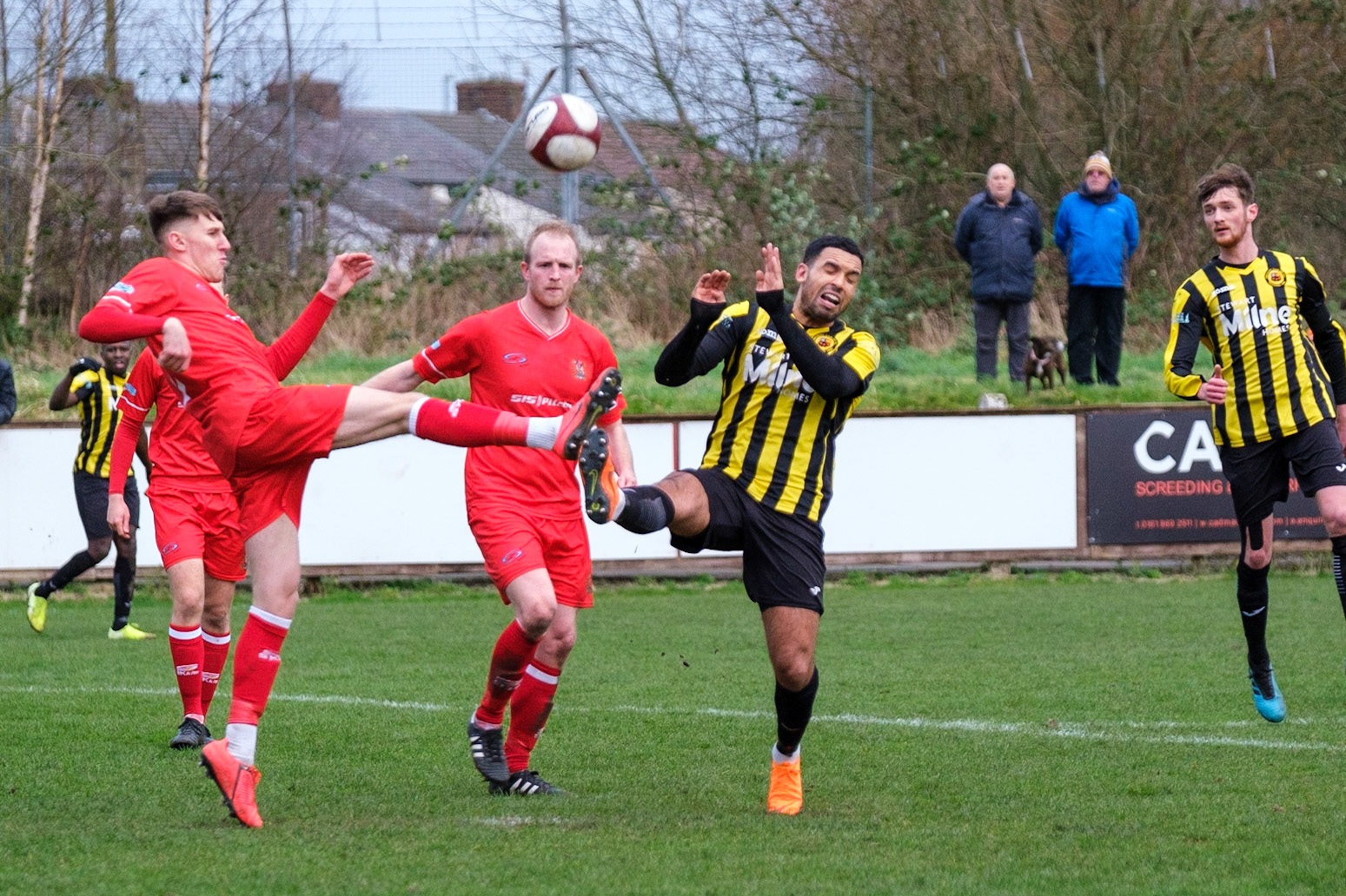 Prescot Cables vs Workington 

match at IP Truck Parts Stadium during the 2019/20 Betvictor Northern Premier season 01/02/2020.

Photograph by John Middleton