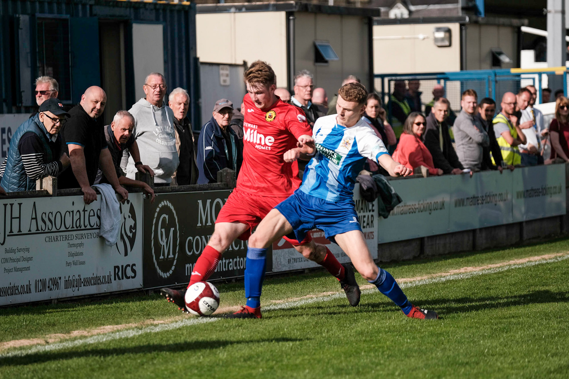Clitheroe vs Prescot Cables 

Bet Victor League game match at Shawbridge during the 2019/20 season 07/09/2019.

Photograph by John Middleton