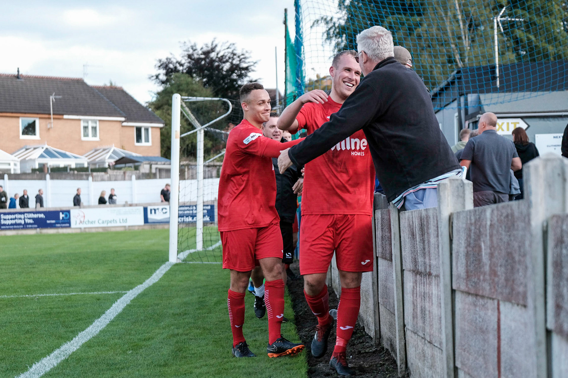 Clitheroe vs Prescot Cables 

Bet Victor League game match at Shawbridge during the 2019/20 season 07/09/2019.

Photograph by John Middleton