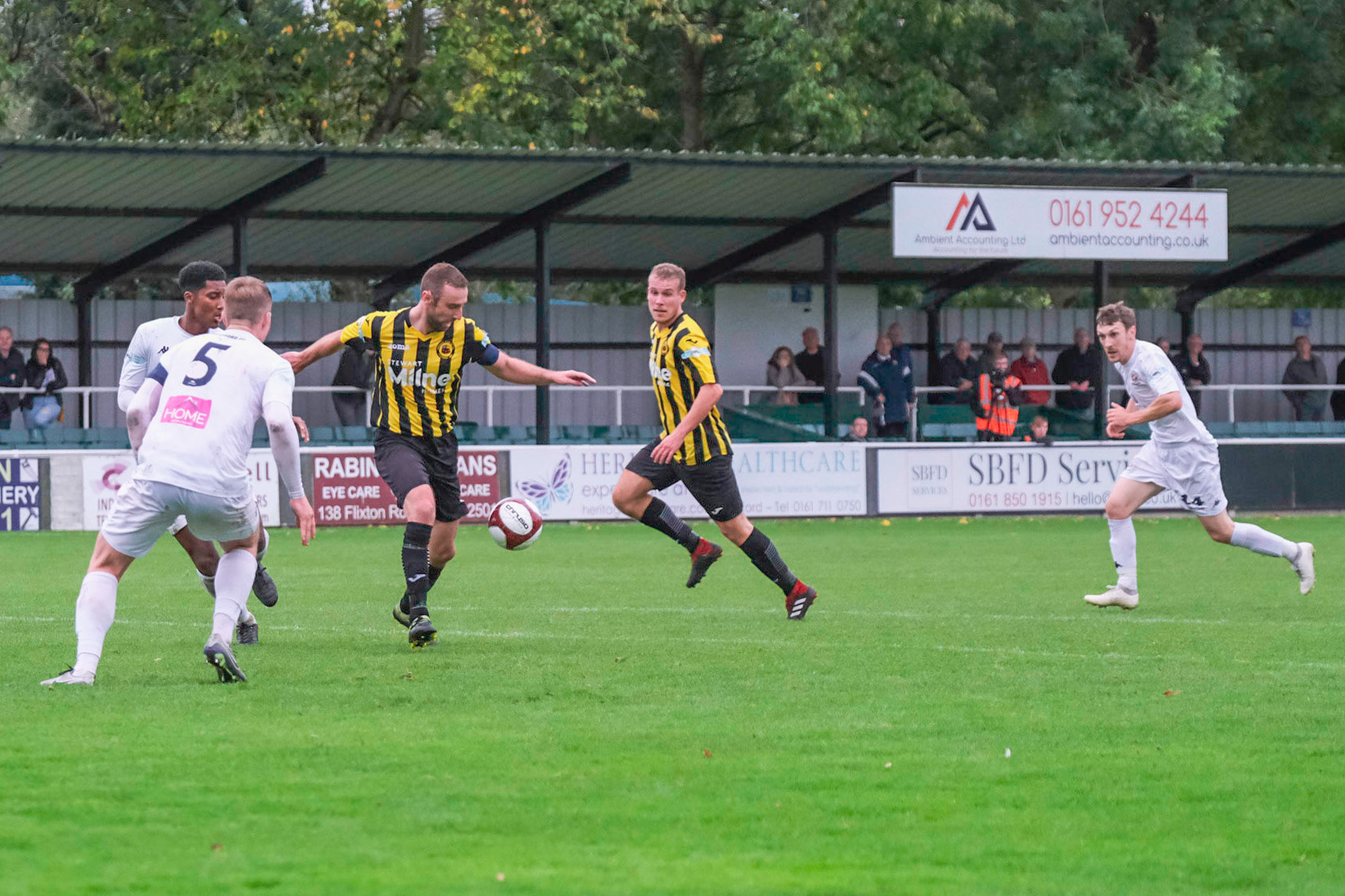 Trafford vs Prescot Cables 

League match at Shawe View during the 2019/20 Betvictor Northern Premier season 05/10/2019.

Photograph by John Middleton