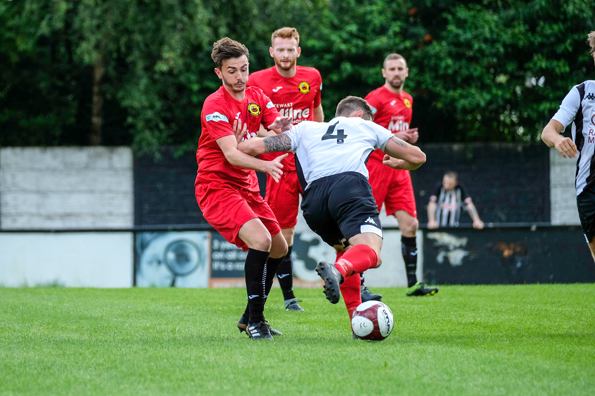 Kendal Town vs Prescot Cables 

Bet Victor League game match at Parkside Road during the 2019/20 season 17/08/2019.

Photograph by John Middleton
