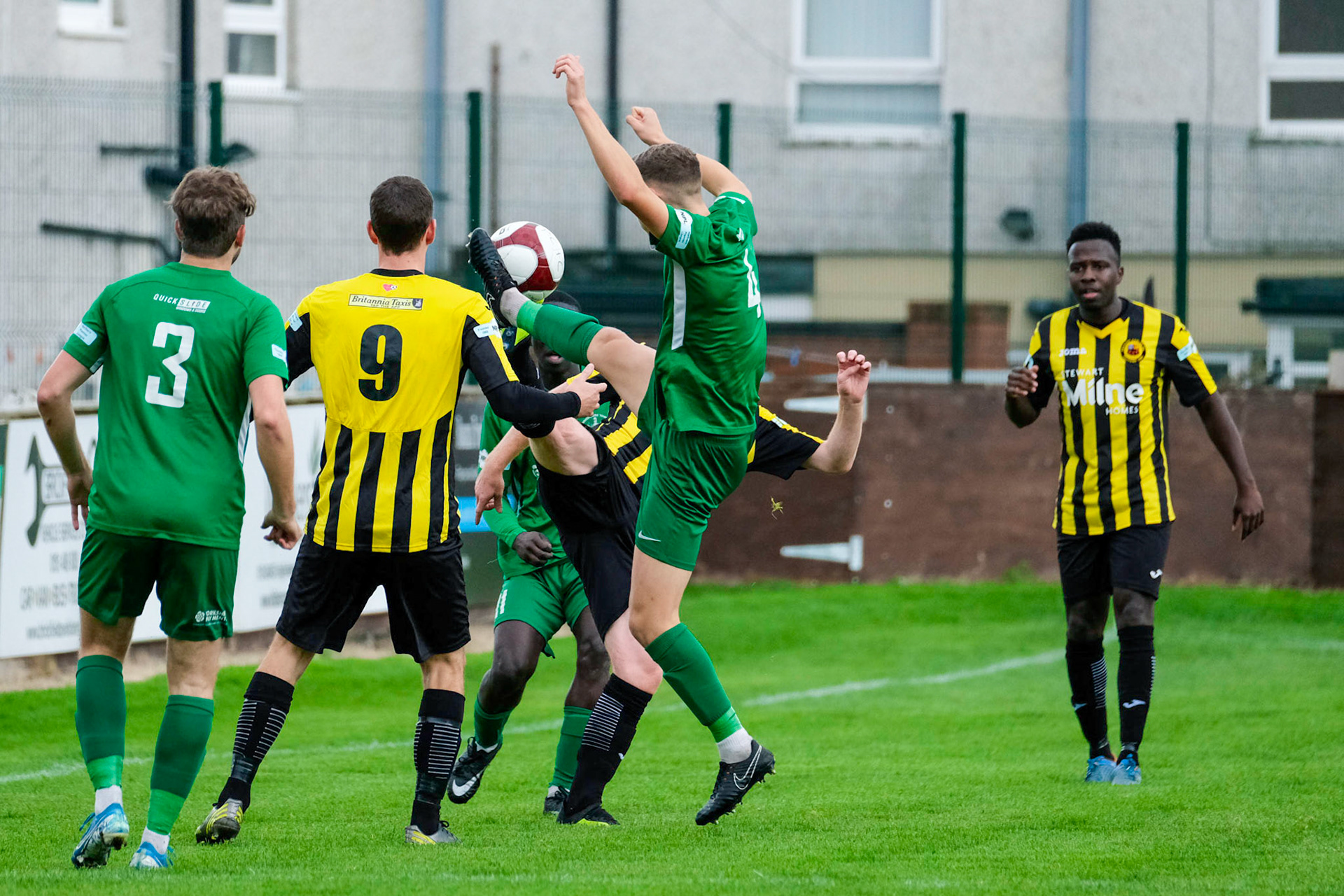 Prescot Cables vs Brighouse Town 

League match at Volair Park during the 2019/20 Betvictor Northern Premier season 28/09/2019.

Photograph by John Middleton