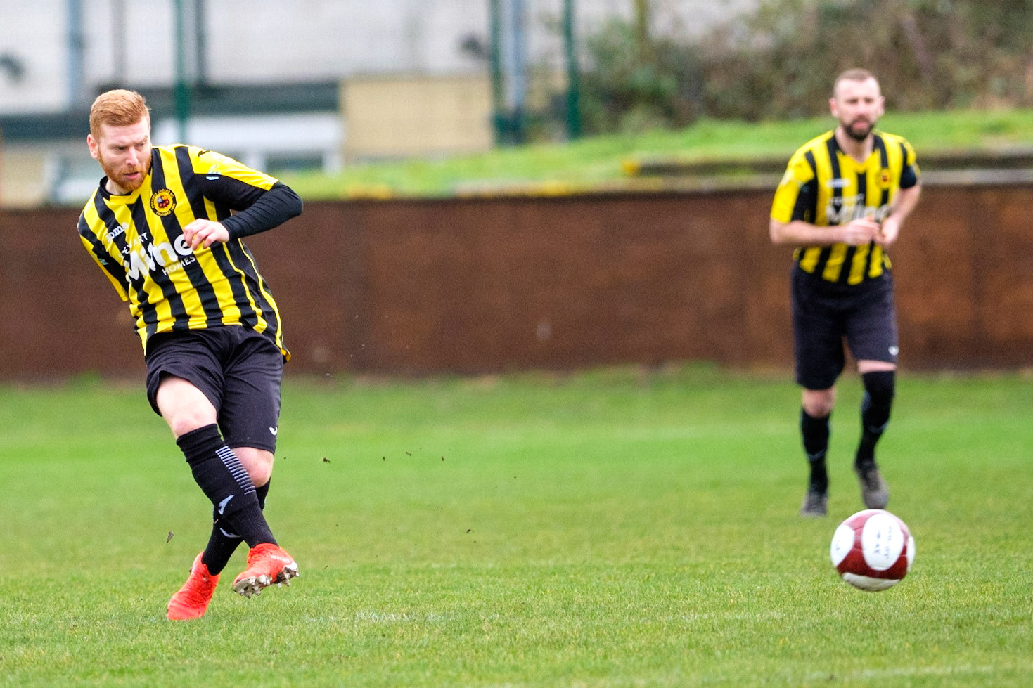 Prescot Cables vs City of Liverpool 

match at IP Truck Parts Stadium during the 2019/20 Betvictor Northern Premier season 22/02/2020.

Photograph by John Middleton